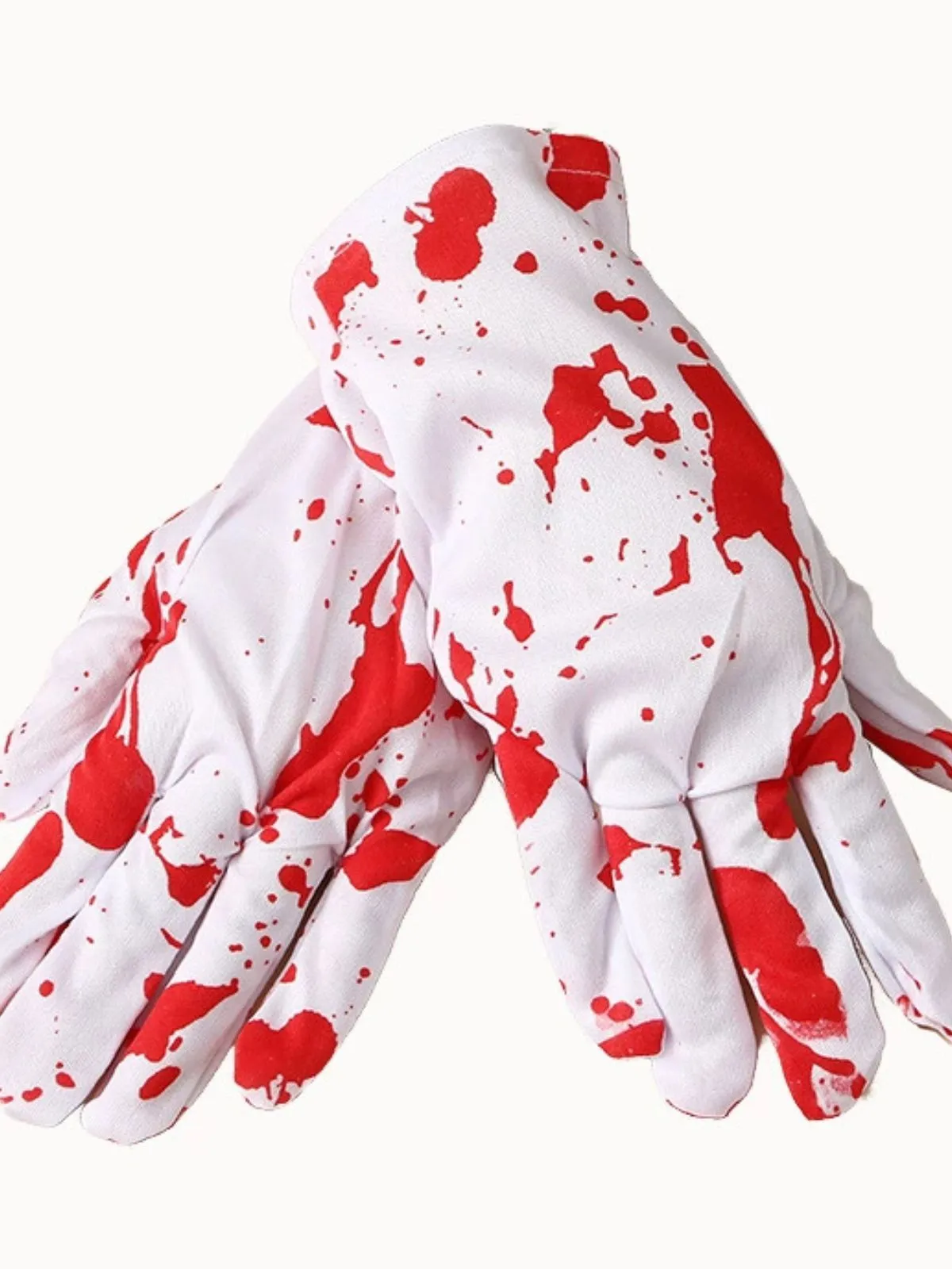 White Halloween Spooky Bloody Gloves sold by Retro Stage product image thumbnail 4