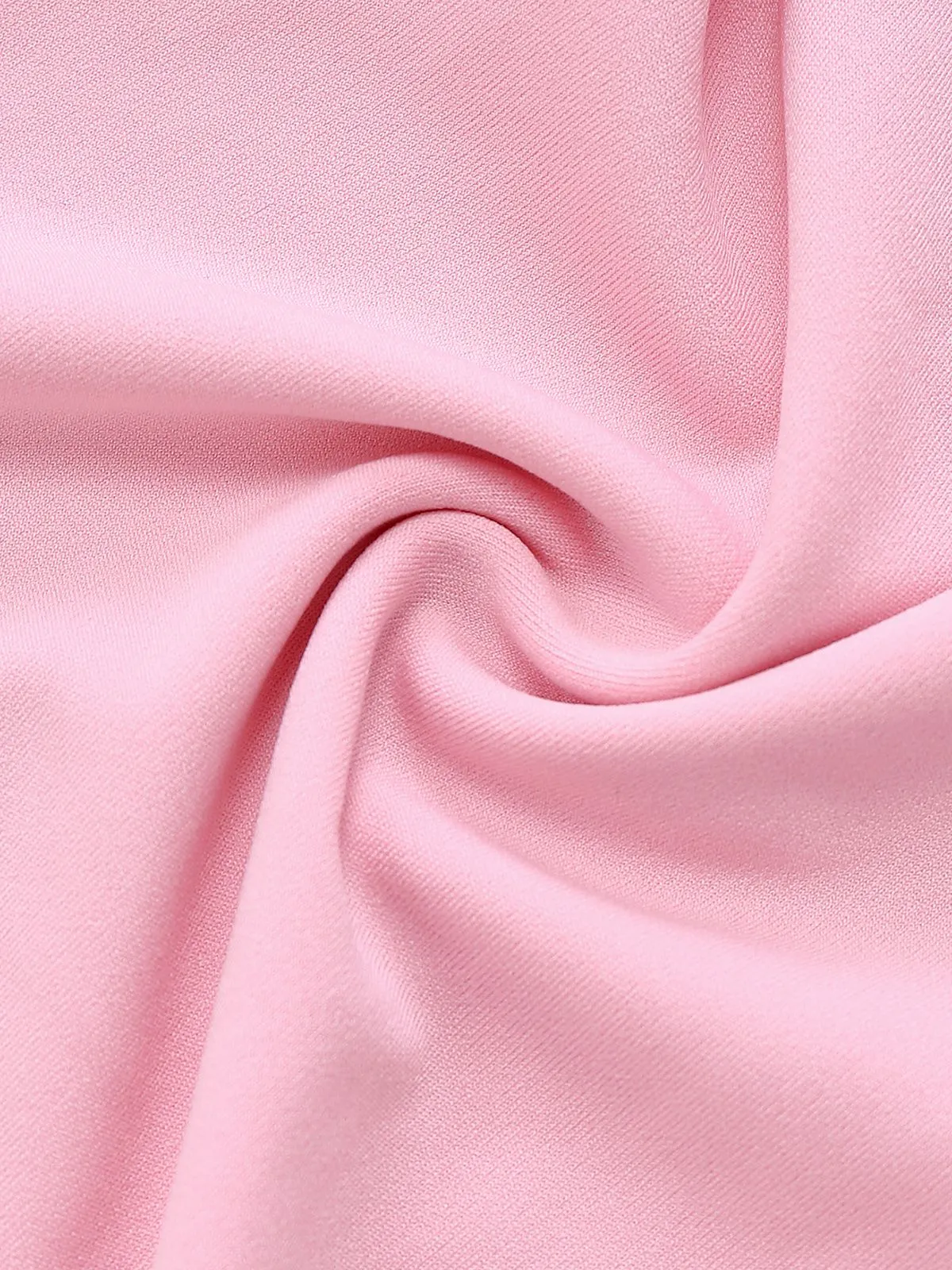 Pink 1970s Sequin Feather -Sleeve Wide-Leg Jumpsuit sold by Retro Stage product image thumbnail 4