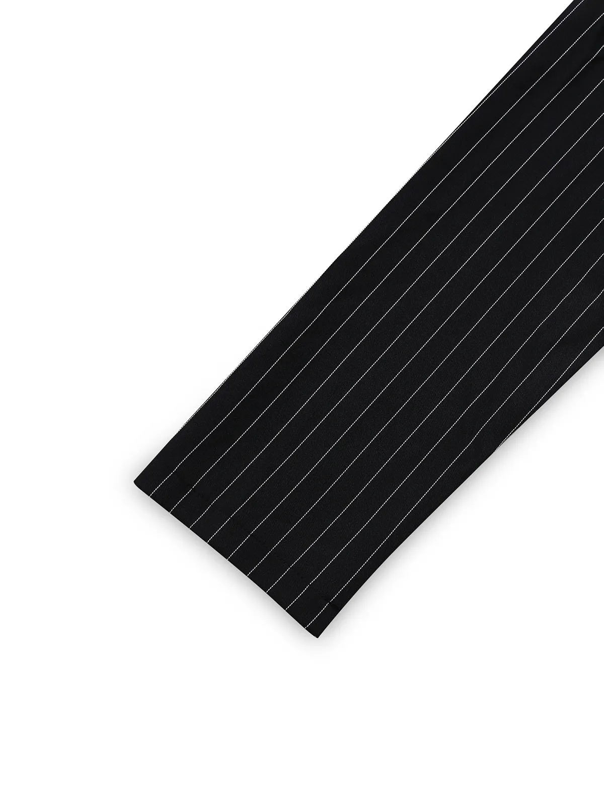 Black 1950s Leopard Vertical Stripe Waist Dress sold by Retro Stage product image thumbnail 4