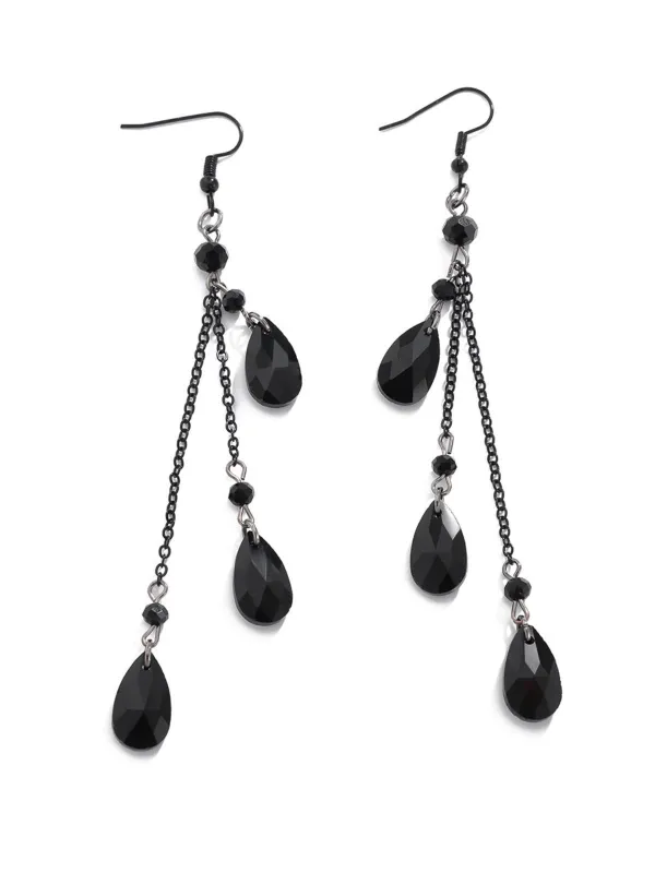 Gothic Waterdrop Pendant Earrings sold by Retro Stage