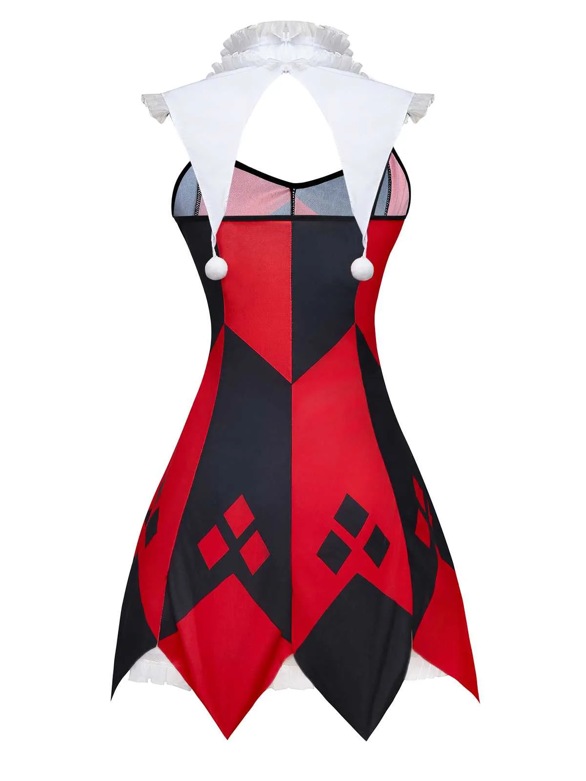 1970s Ruffled Collar Halloween Clown Costume Set sold by Retro Stage product image thumbnail 2