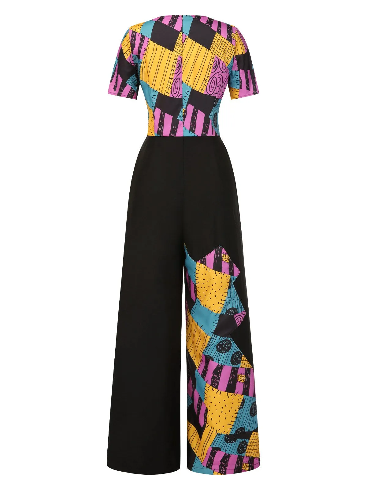 Multicolor 1940s Nightmare Before Christmas Sally Jumpsuit sold by Retro Stage product image thumbnail 5