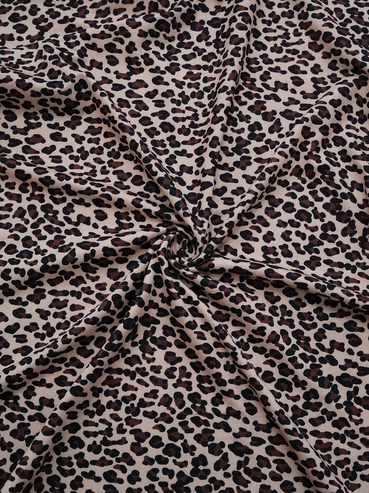 1960s Leopard Print Lace Trim Halter Nightgown sold by Retro Stage product image thumbnail 5