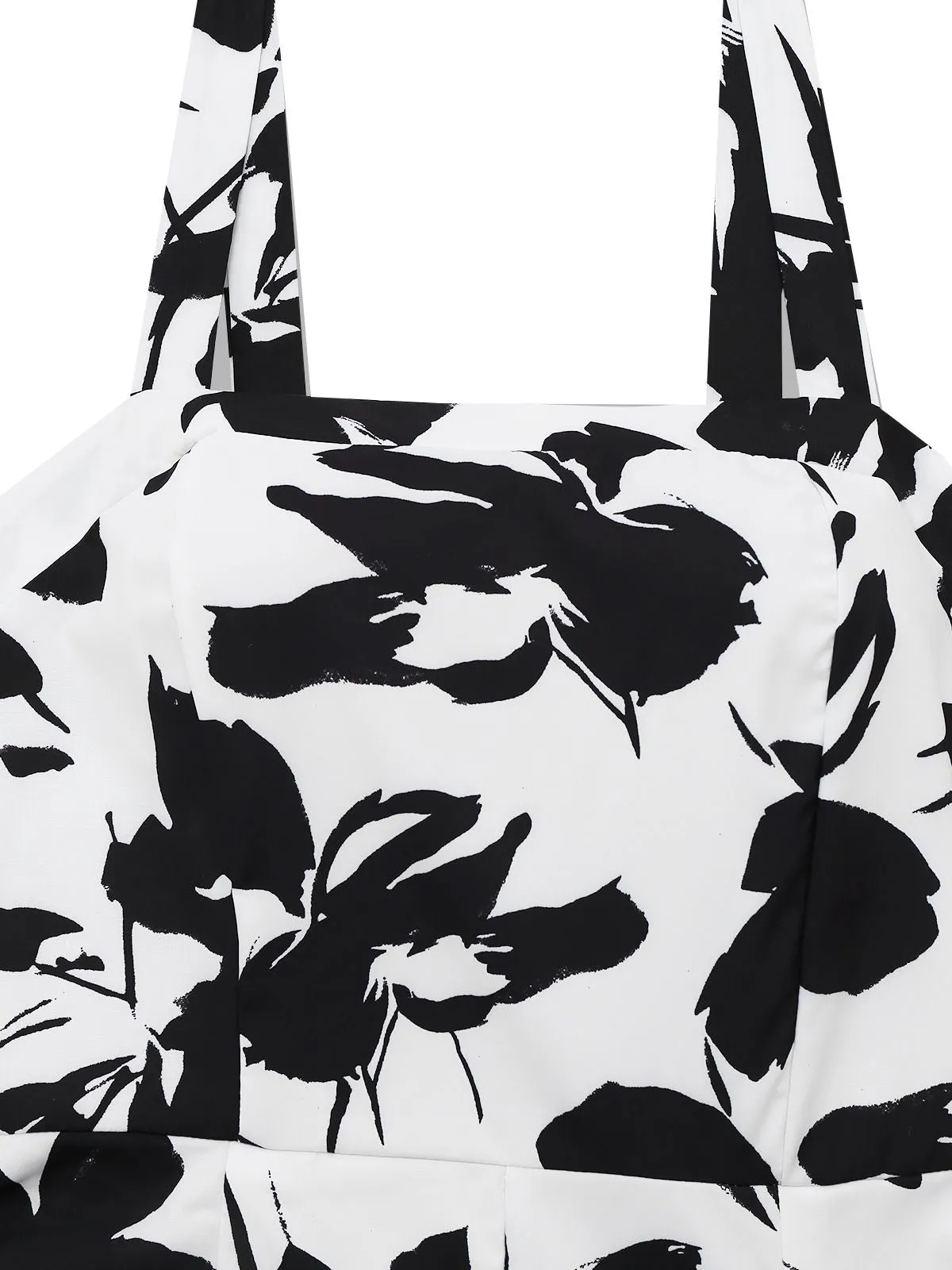 White 1930s Floral Lace-Up Jumpsuit sold by Retro Stage product image thumbnail 5