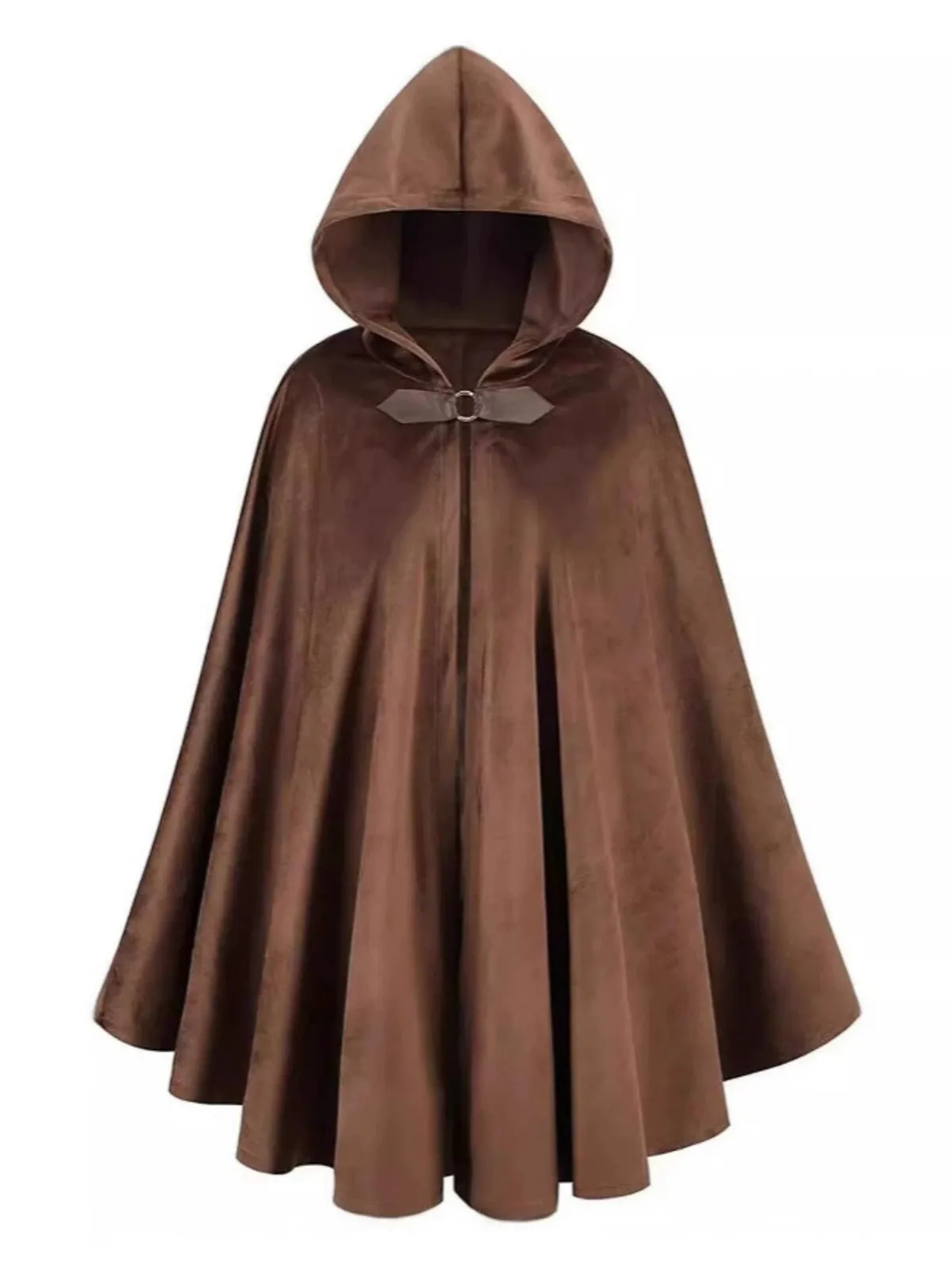 1940s Halloween Medieval Faux-Suede Cloak sold by Retro Stage product image thumbnail 5