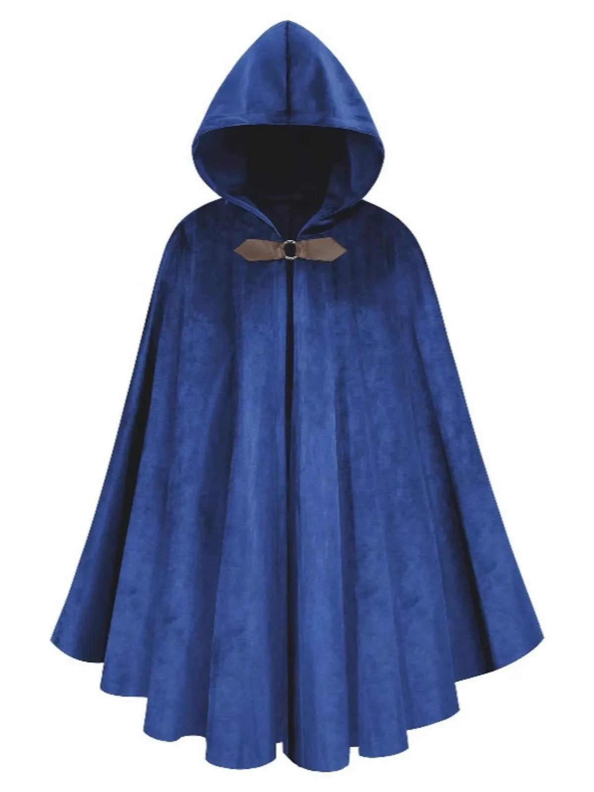 1940s Halloween Medieval Faux-Suede Cloak sold by Retro Stage product image thumbnail 3