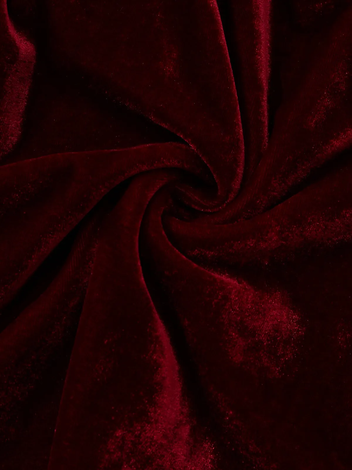 Burgundy 1960s Gothic Mesh Strapless Irregular Hem Dress sold by Retro Stage product image thumbnail 4