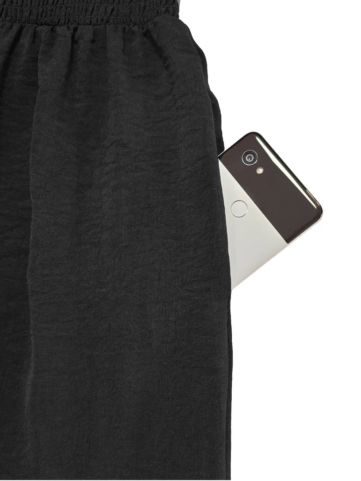 1950s Solid Square Neck Smocked Long Jumpsuit sold by Retro Stage product image thumbnail 4