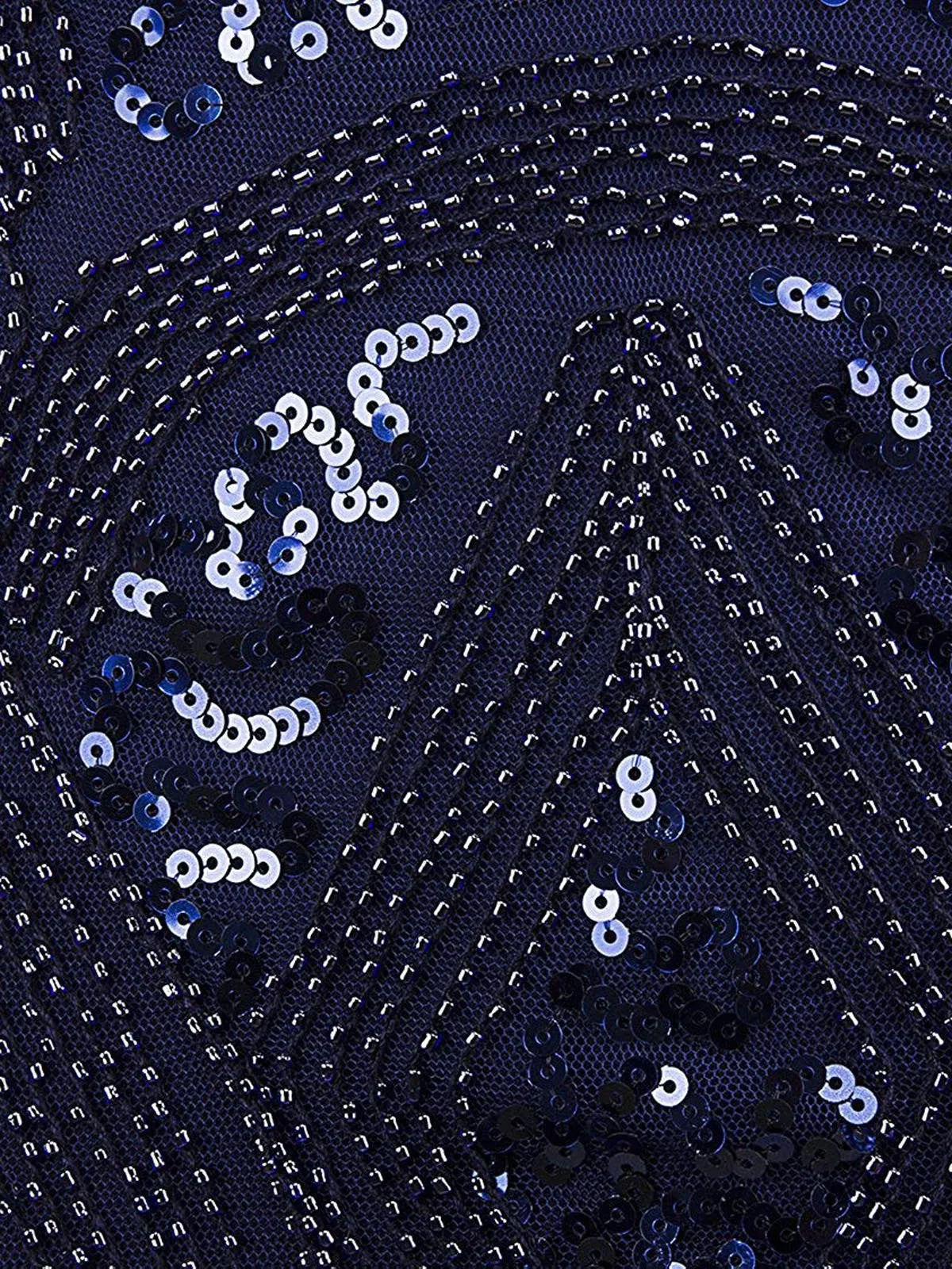 1920s Sequin Fringe Flapper Dress sold by Retro Stage product image thumbnail 4