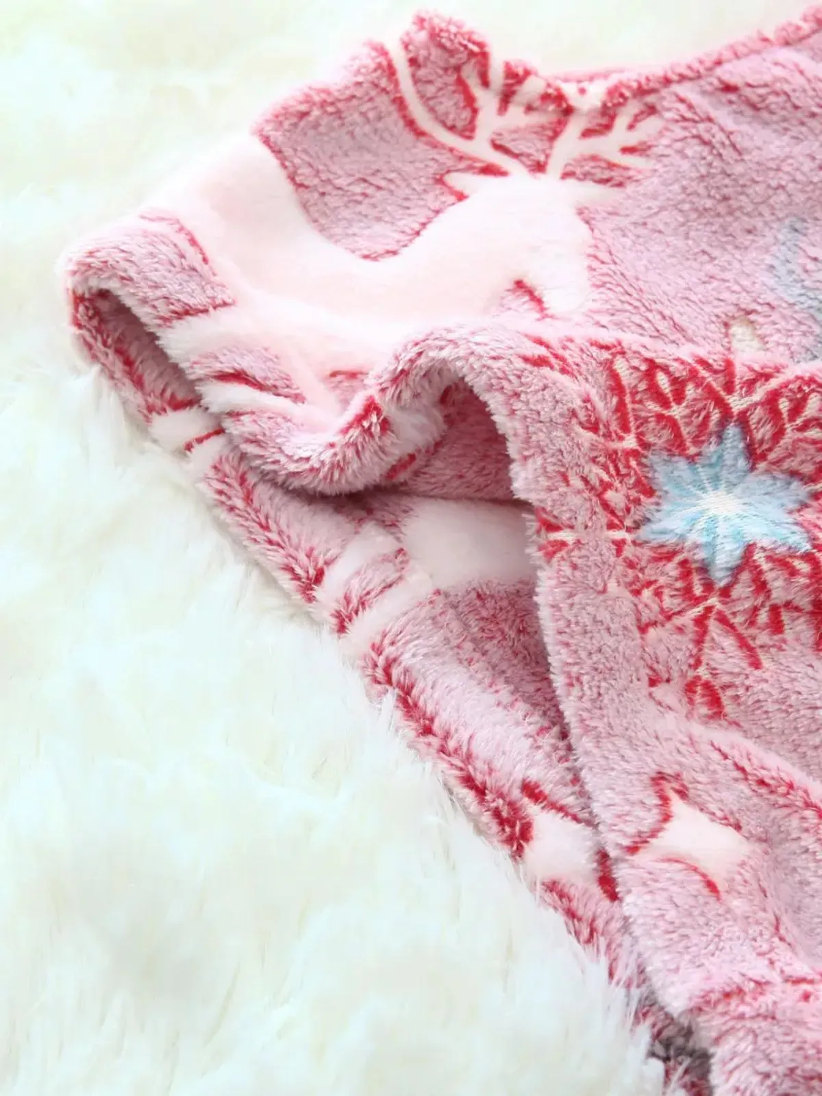 2PCS 1970s Glowing Colorful Print Flannel Pajama Set sold by Retro Stage product image thumbnail 5