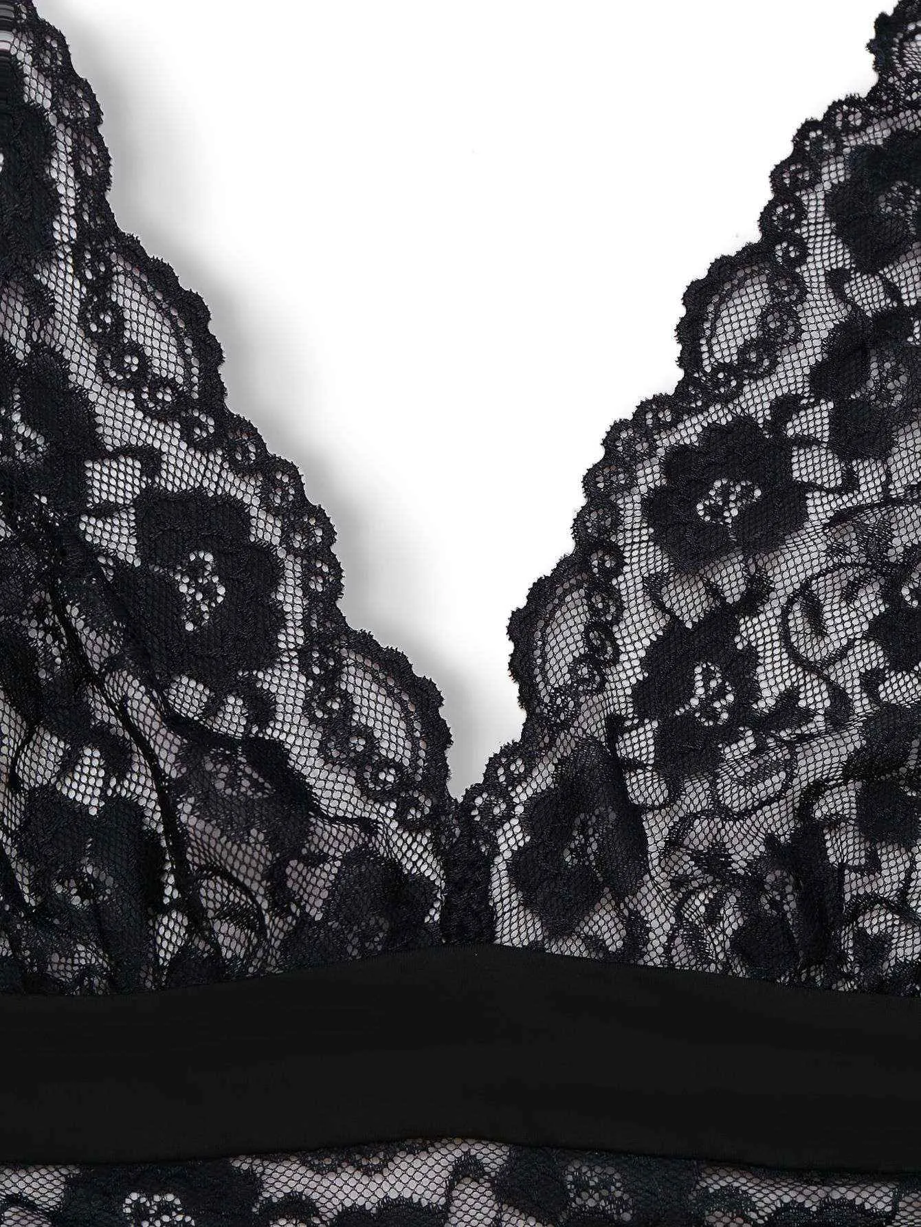 Orange 1970s Halloween Pumpkin Print Lace Halter Nightgown sold by Retro Stage product image thumbnail 3