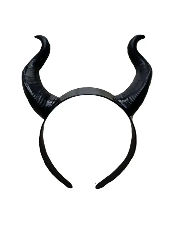 Halloween Gothic Witch Horns Cosplay Headband sold by Retro Stage