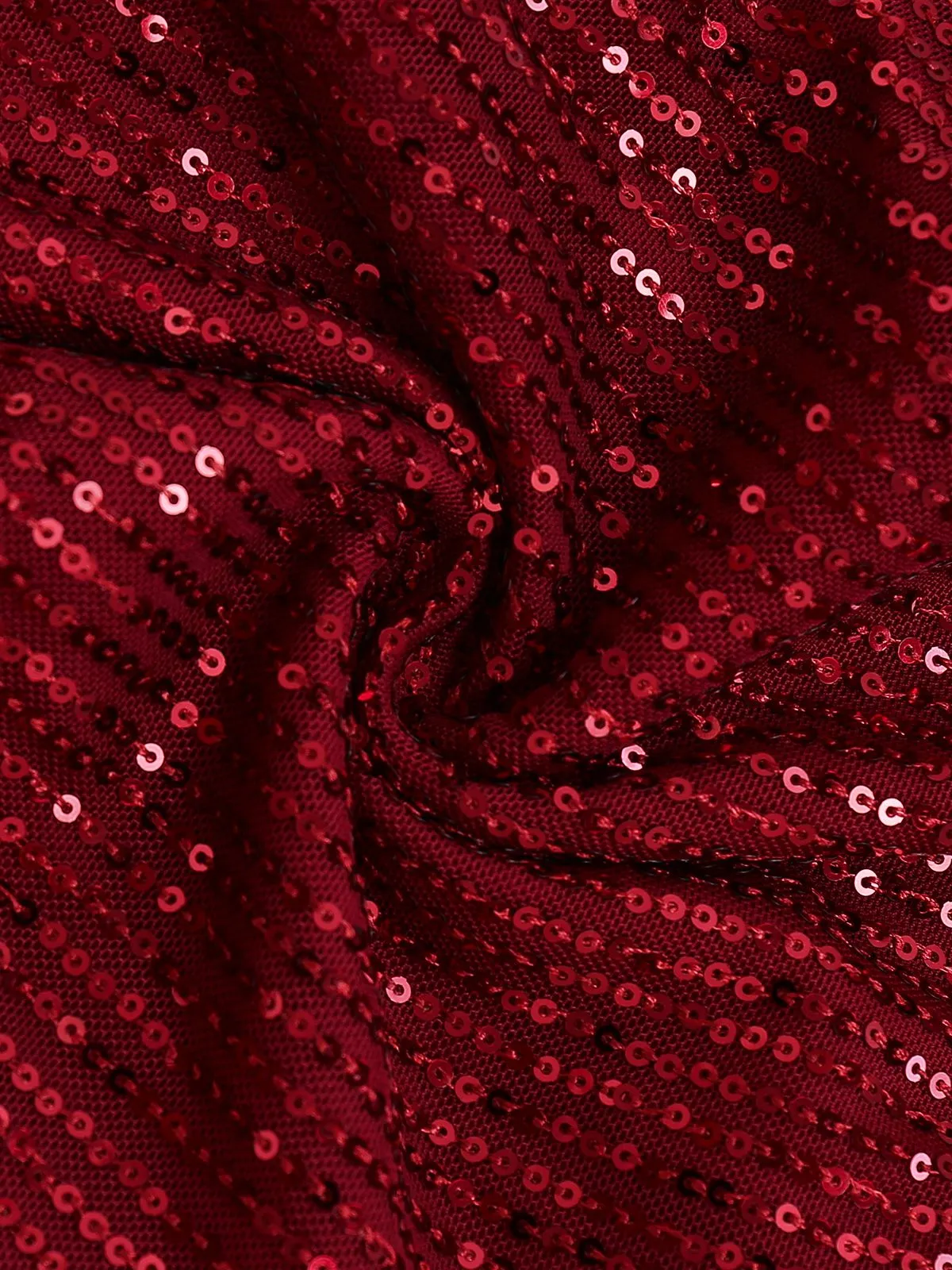 1970s Sequined Fur Trim Patchwork Spaghetti Strap Jumpsuit sold by Retro Stage product image thumbnail 3