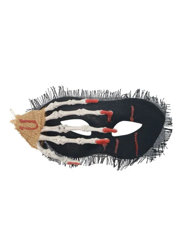 Vintage Skeleton Hand Bloodstain Eye Mask sold by Retro Stage