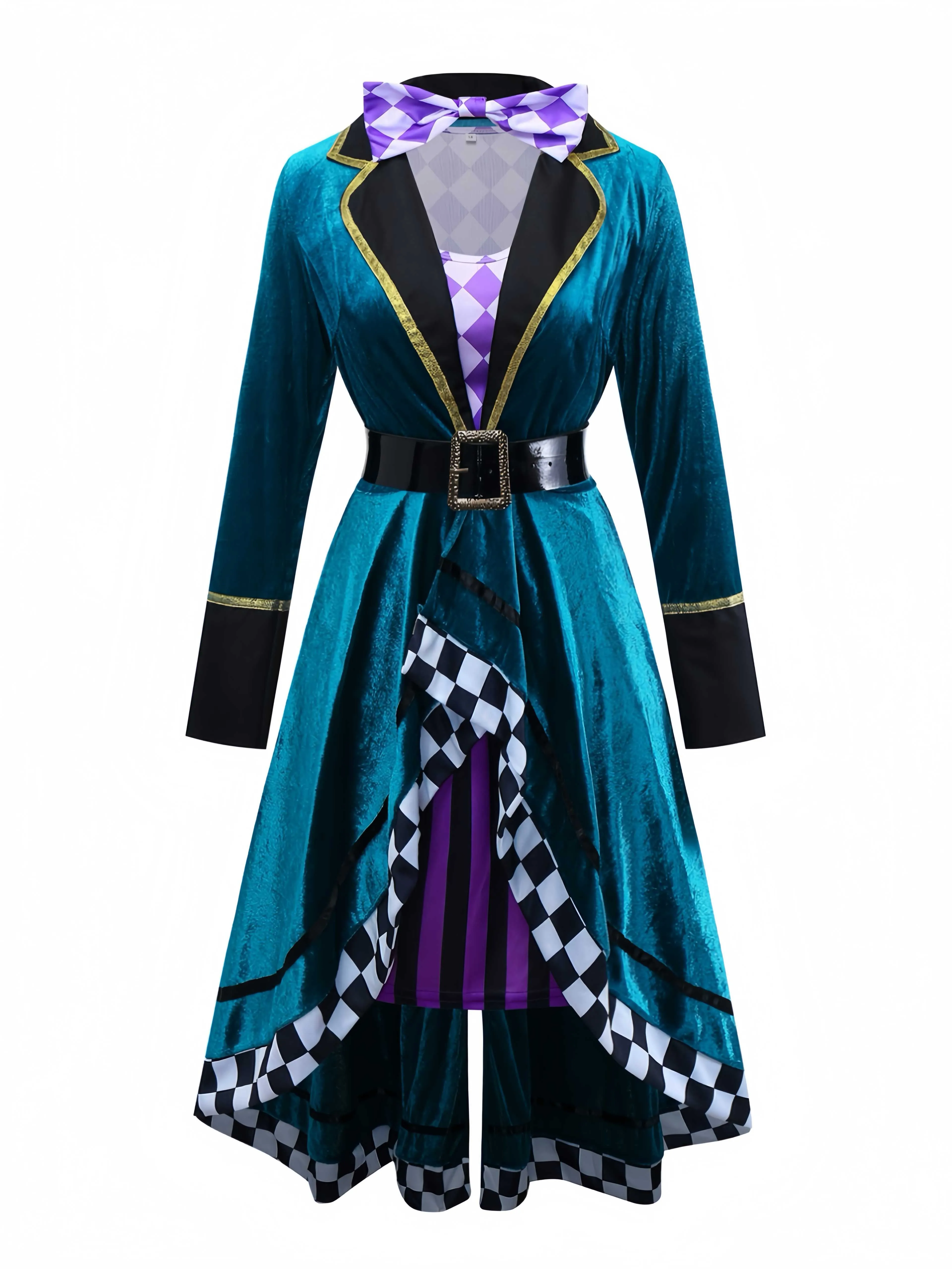 1960s Halloween Mad Hatter Inspired Costume Set sold by Retro Stage product image thumbnail 2