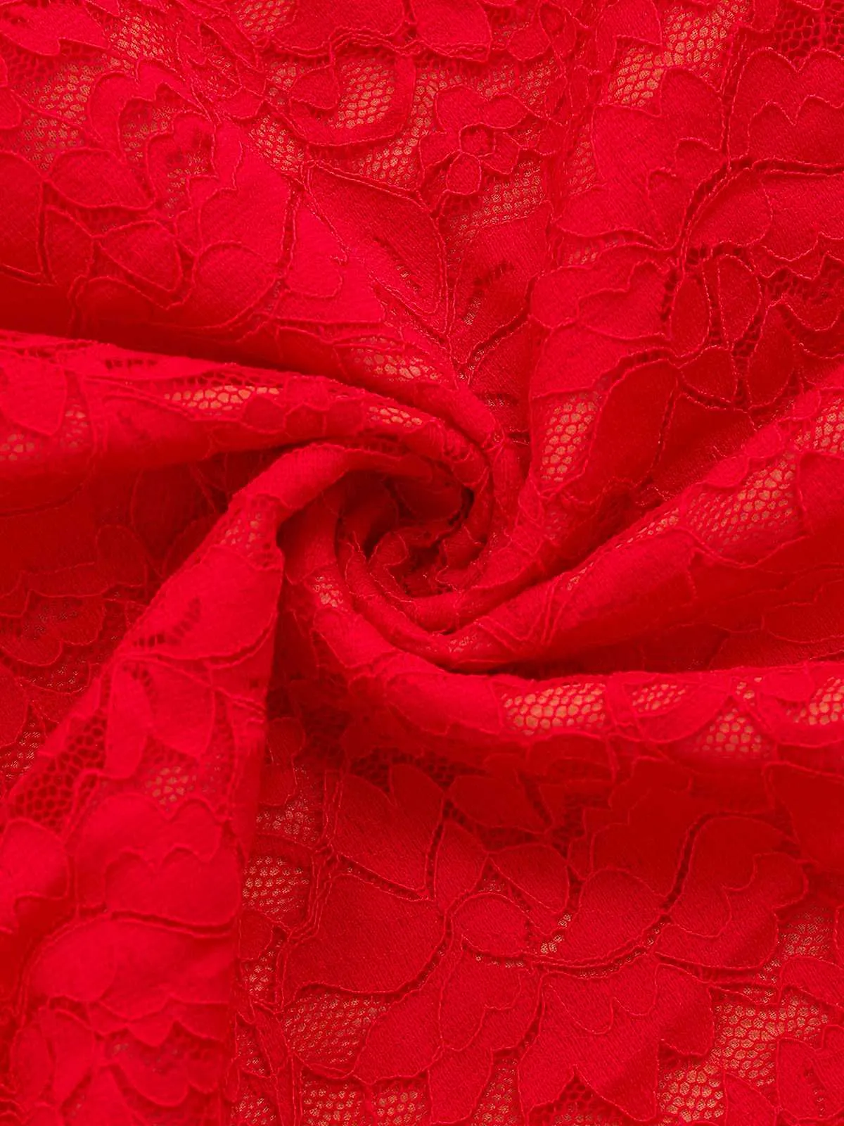 Purple 2PCS 1930s Hocus Pocus Lace Floral Top & Skirt sold by Retro Stage product image thumbnail 5