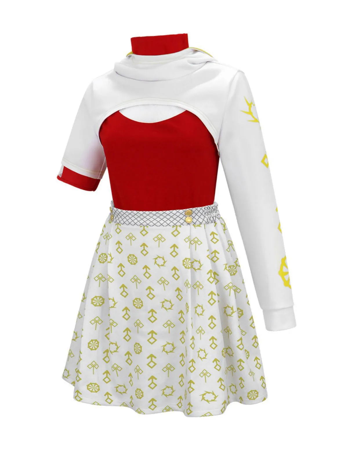 3PCS Red Zombies Nova Hollow Contrast Costume Set sold by Retro Stage product image thumbnail 2