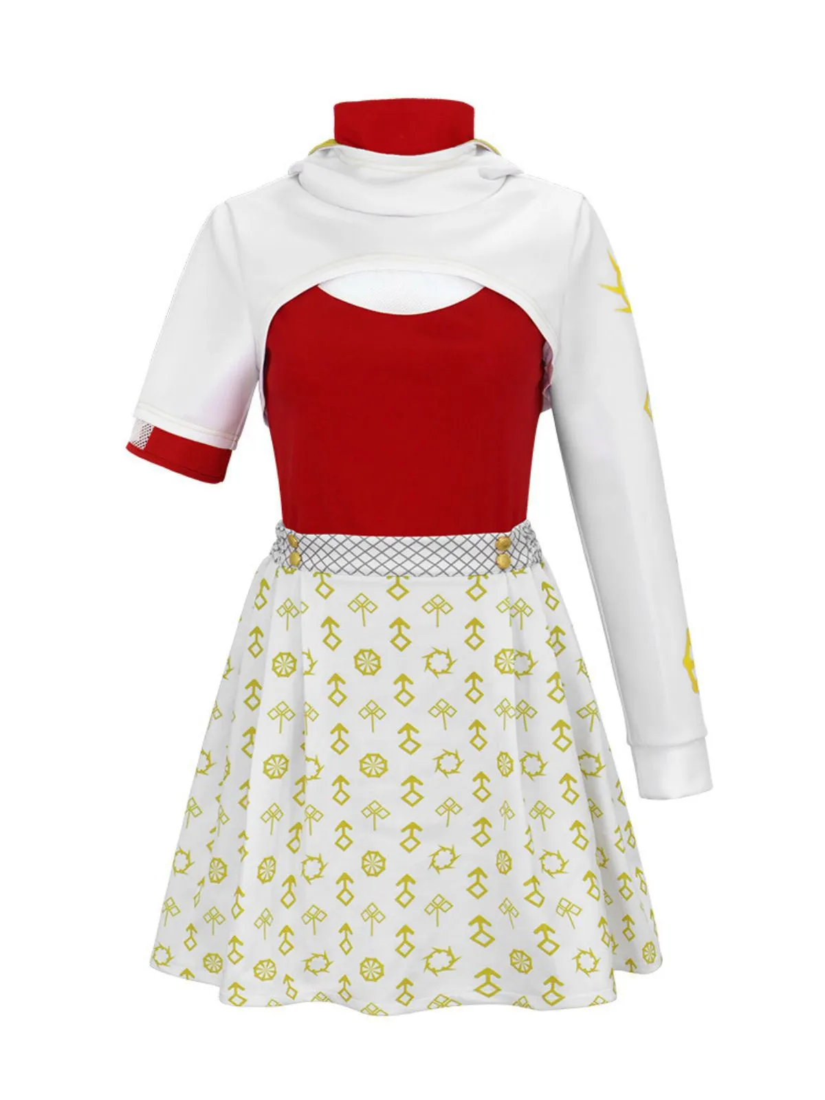 3PCS Red Zombies Nova Hollow Contrast Costume Set sold by Retro Stage