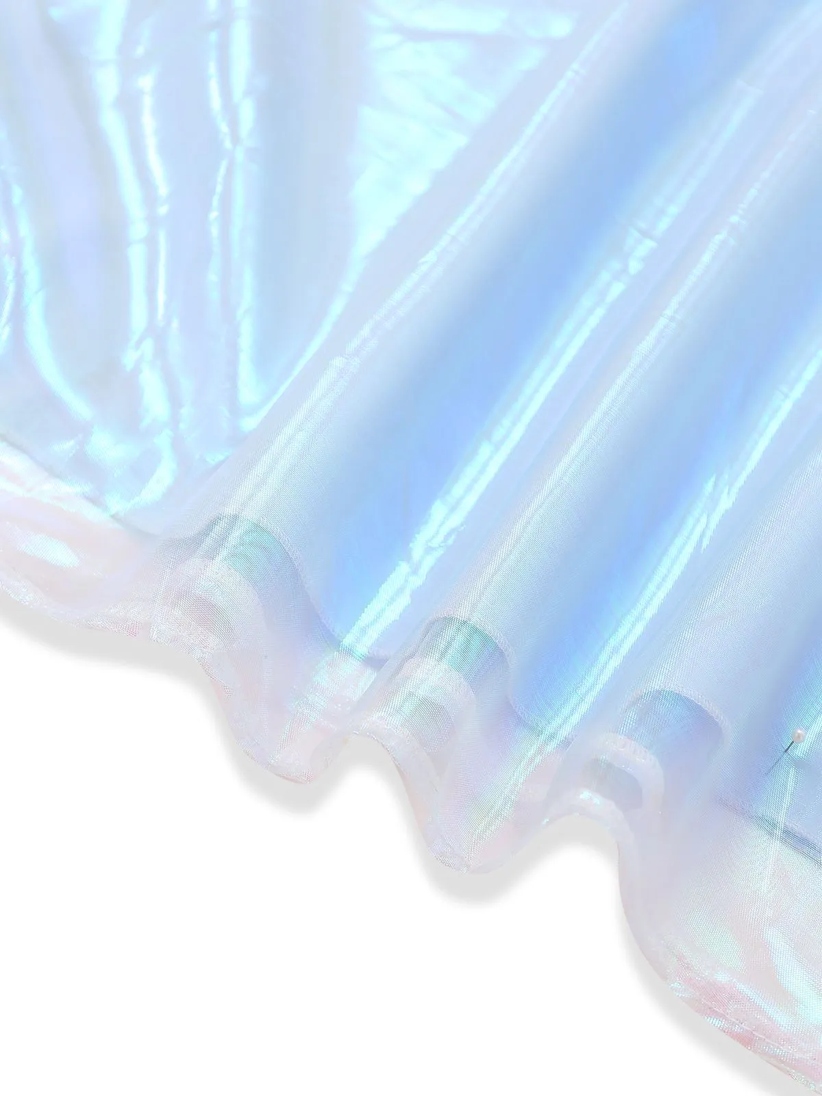 Blue 1950s Wicked Witch Mesh Dress sold by Retro Stage product image thumbnail 4