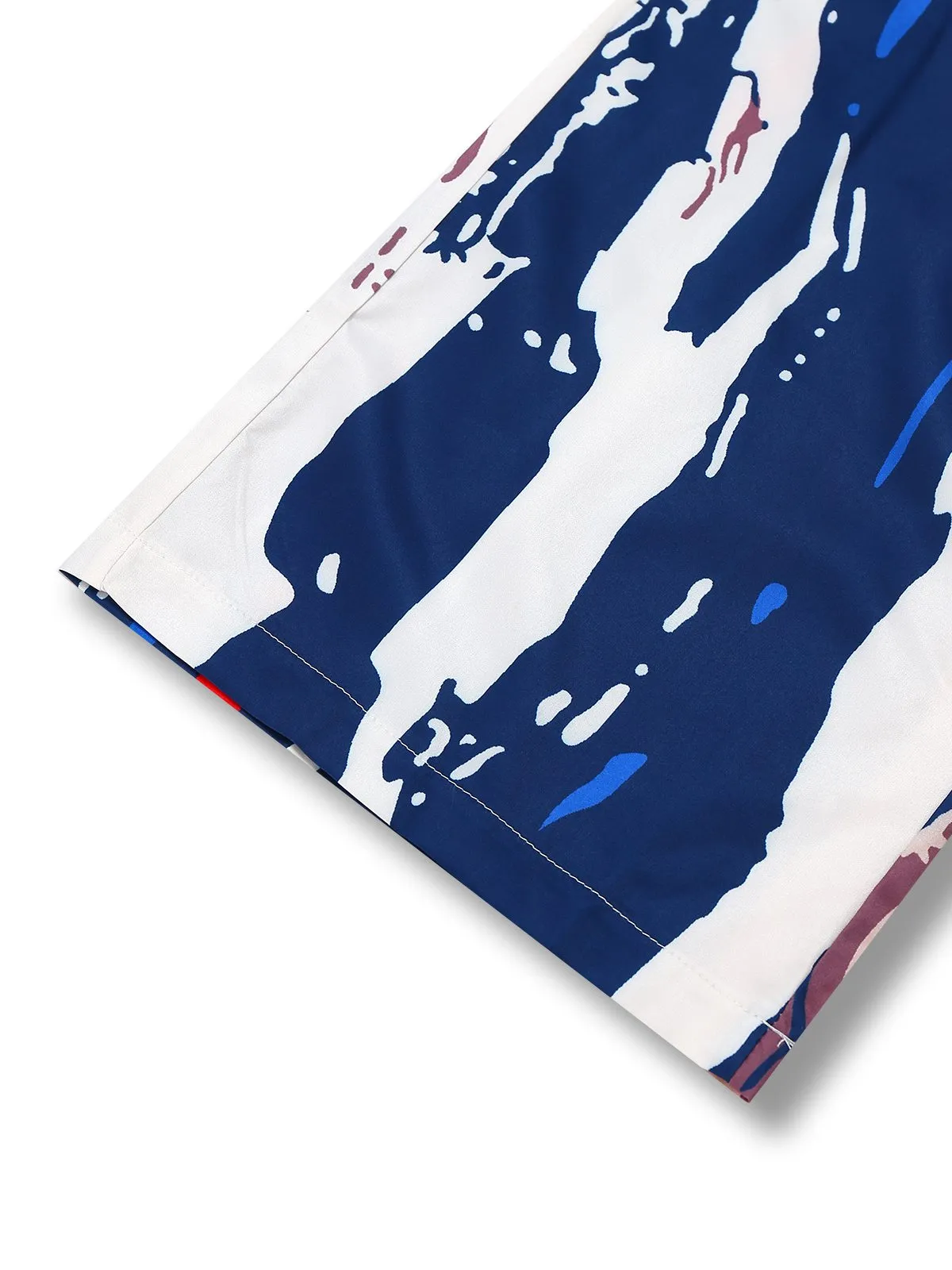 Multicolor 1960s Splashing Ink Strapless Jumpsuit sold by Retro Stage product image thumbnail 5