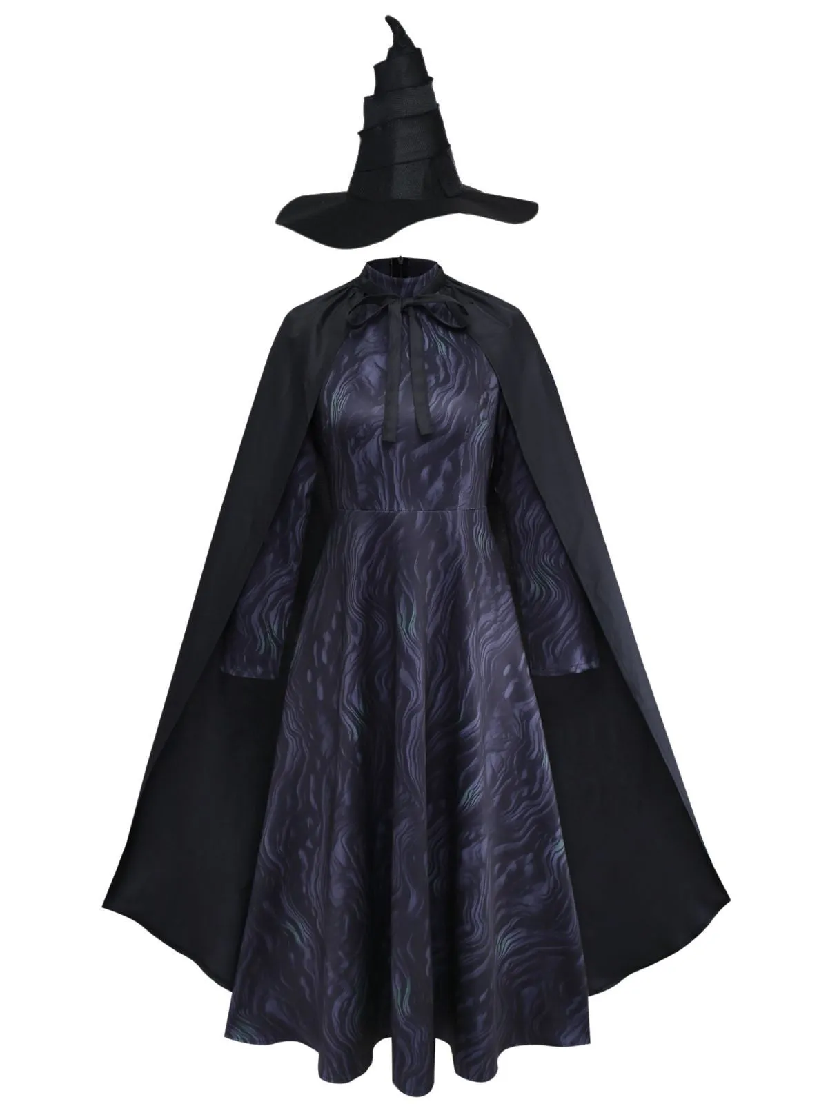 1940s Wicked Witch Elphaba Halloween Cosplay Cape Set sold by Retro Stage