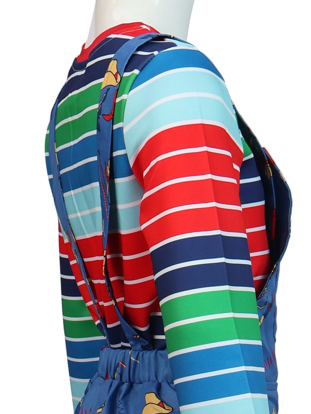 1940s Chucky Doll Striped Dungarees Cosplay Set sold by Retro Stage product image thumbnail 5