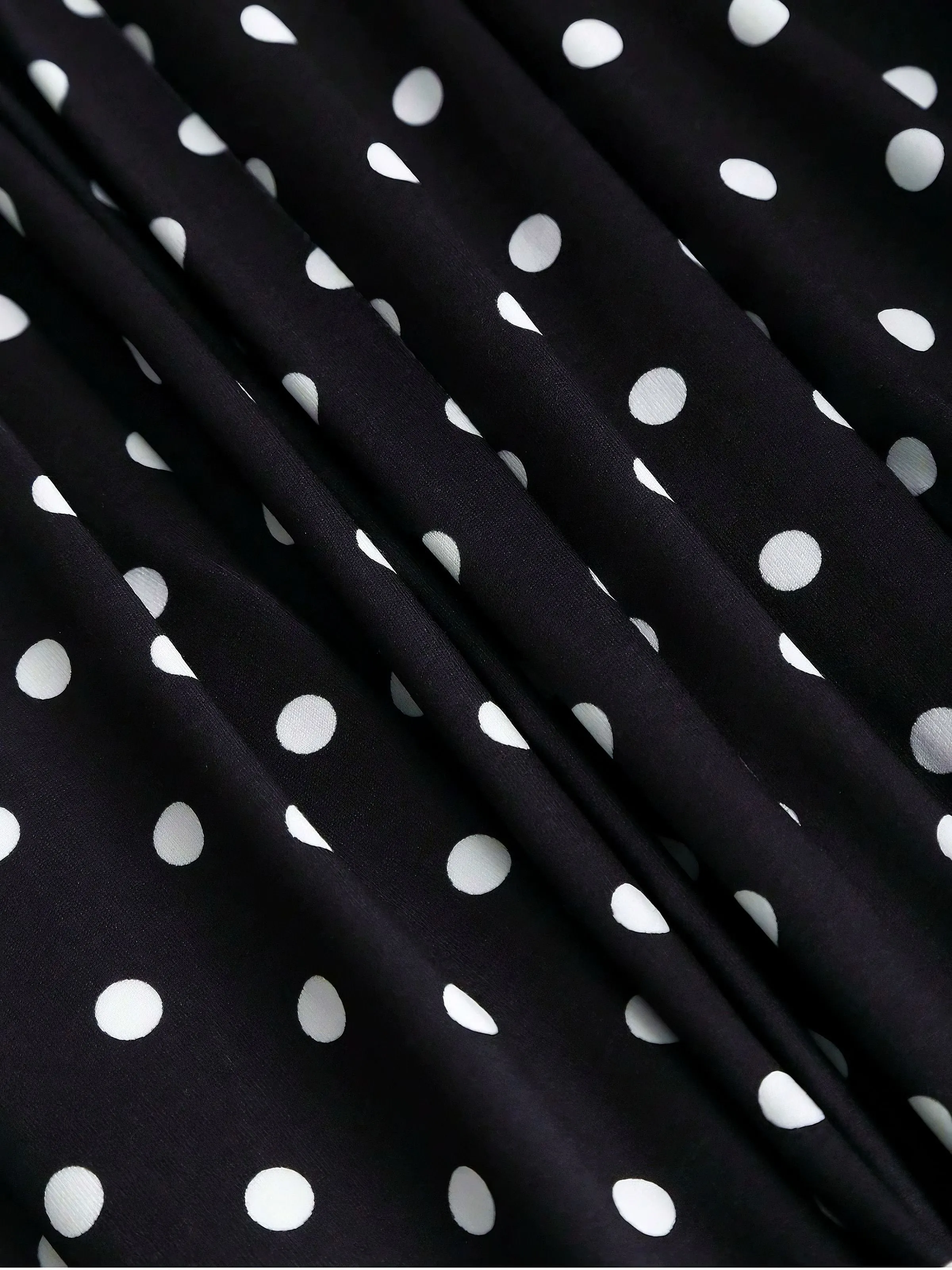 1940s Polka Dot Lace Trim Strap Jumpsuit sold by Retro Stage product image thumbnail 3