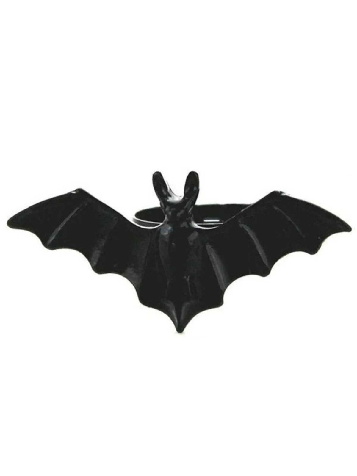 Black Retro Bat Alloy Ring sold by Retro Stage