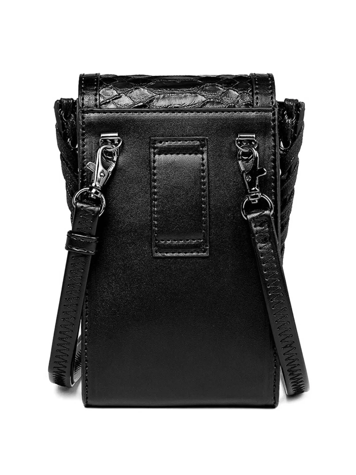 Black Halloween Embroidered Skull Bag sold by Retro Stage product image thumbnail 4