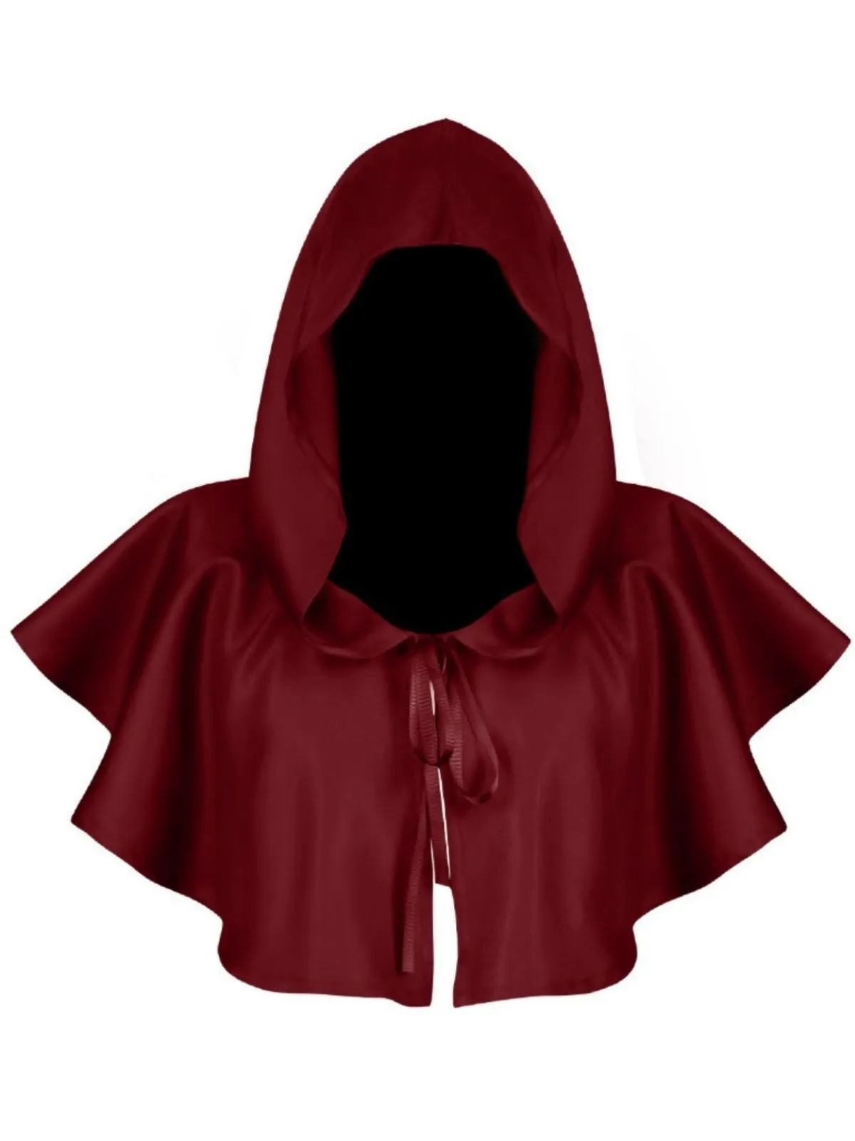 Vintage Solid Halloween Hooded Grim Reaper Cloak sold by Retro Stage product image thumbnail 4