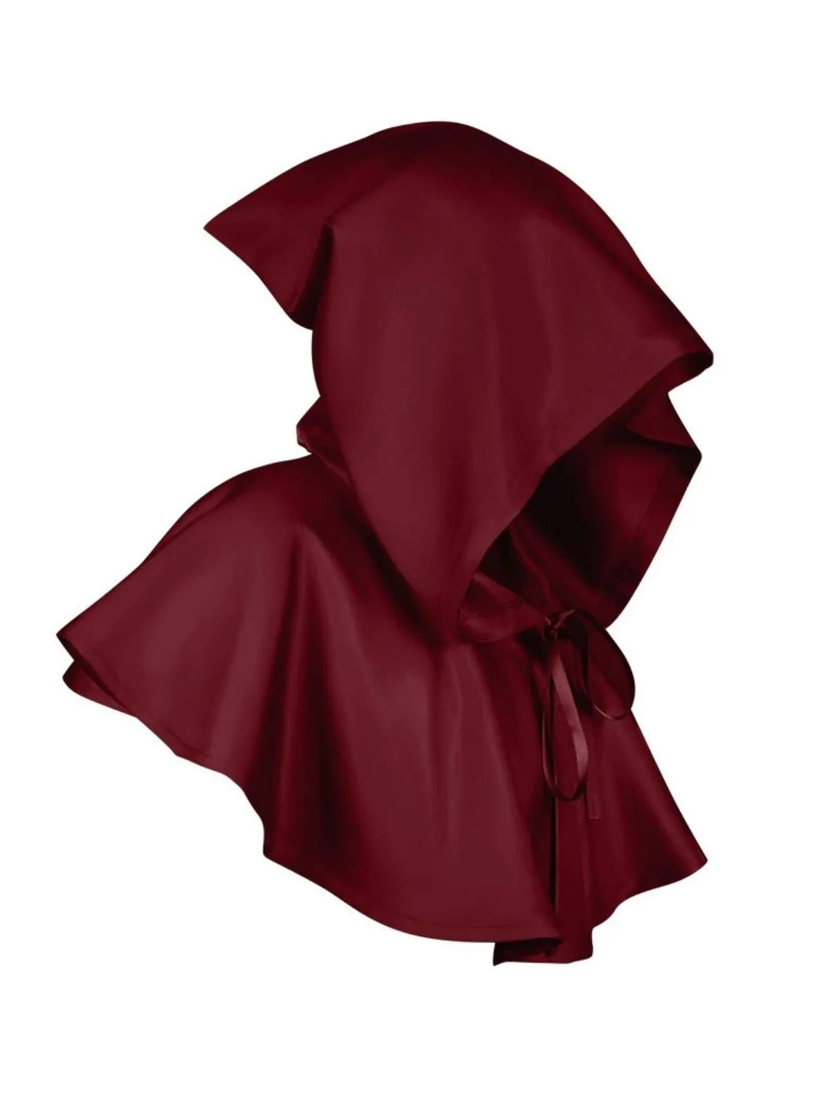 Vintage Solid Halloween Hooded Grim Reaper Cloak sold by Retro Stage product image thumbnail 5