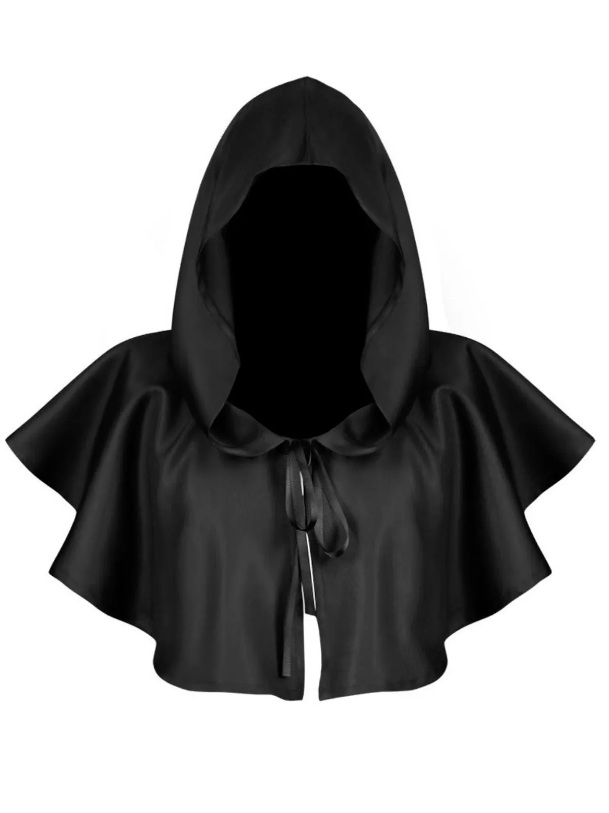 Vintage Solid Halloween Hooded Grim Reaper Cloak sold by Retro Stage