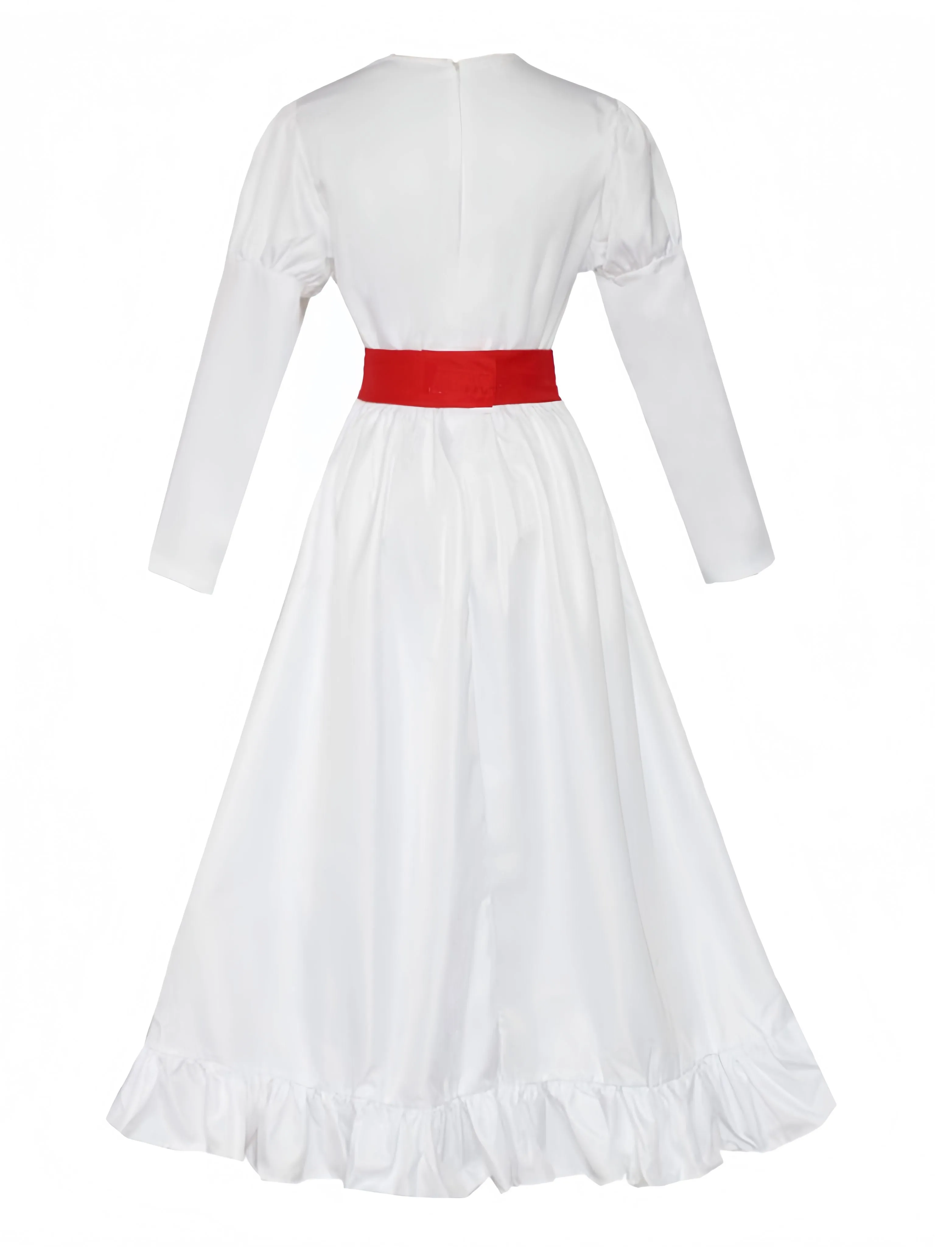 White 1940s Annabelle Doll Inspired Dress sold by Retro Stage product image thumbnail 3