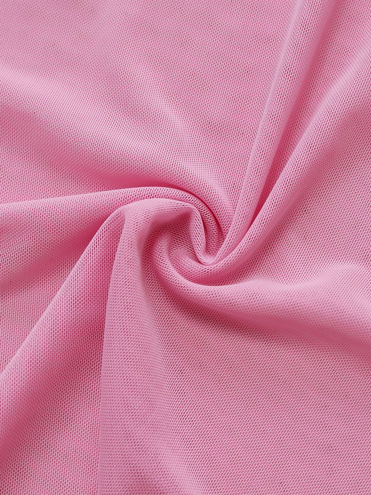 Pink 1950s Lace Spaghetti Strap Bow Nightgown sold by Retro Stage product image thumbnail 5