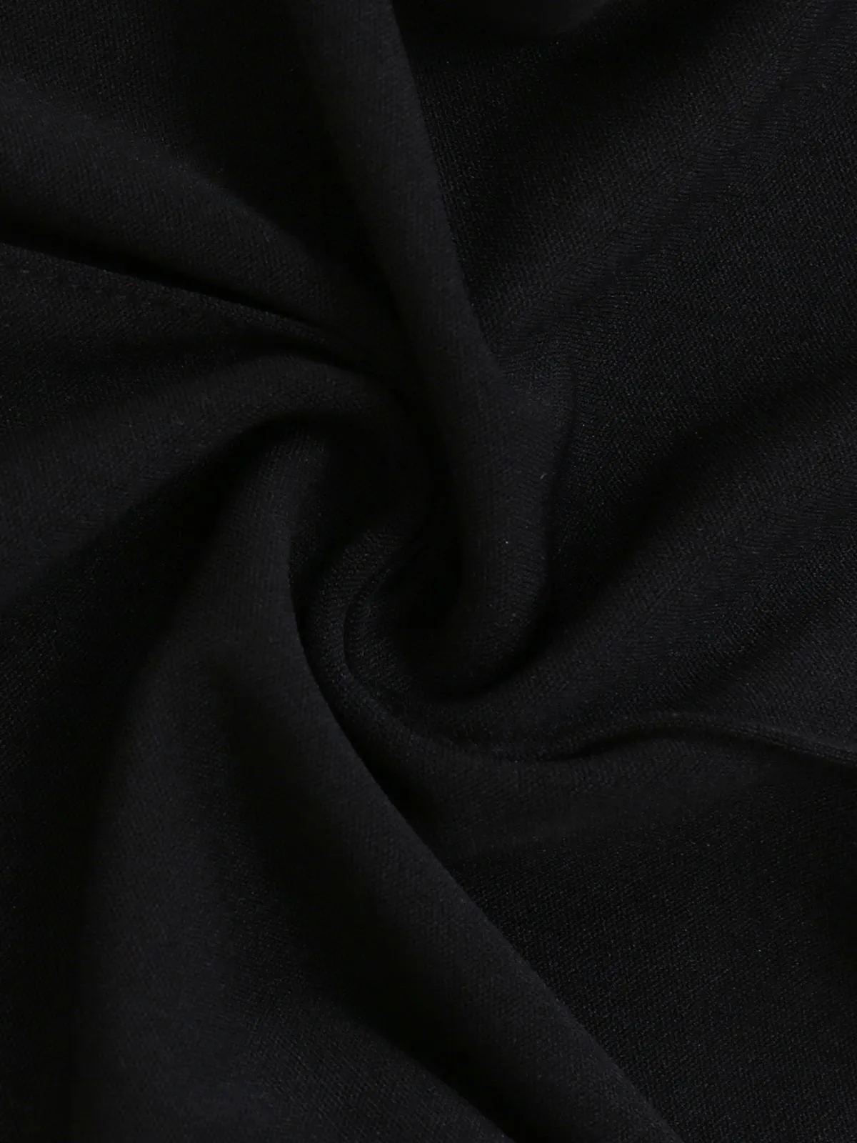 Black 1930s Sleeveless Chain Drawstring Half-Turtleneck Jumpsuit sold by Retro Stage product image thumbnail 5