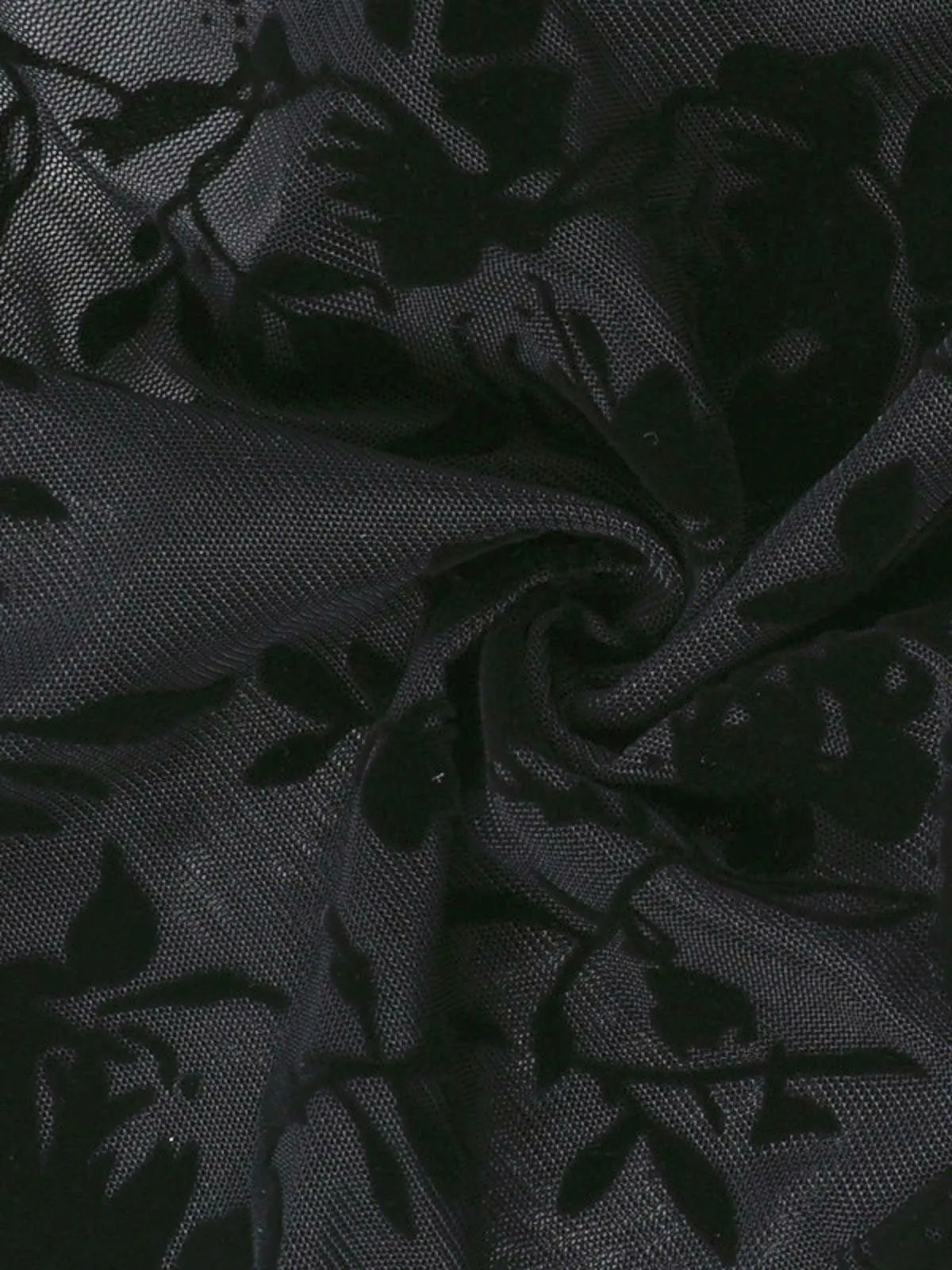 Black 1960s Water-soluble Lace Trim Sheer Blouse sold by Retro Stage product image thumbnail 4