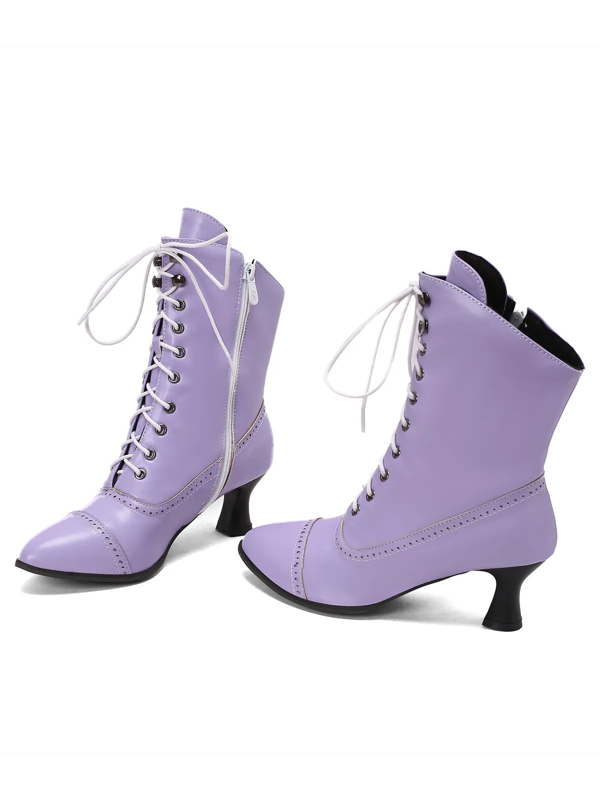 Retro Leather High Heel Boots sold by Retro Stage