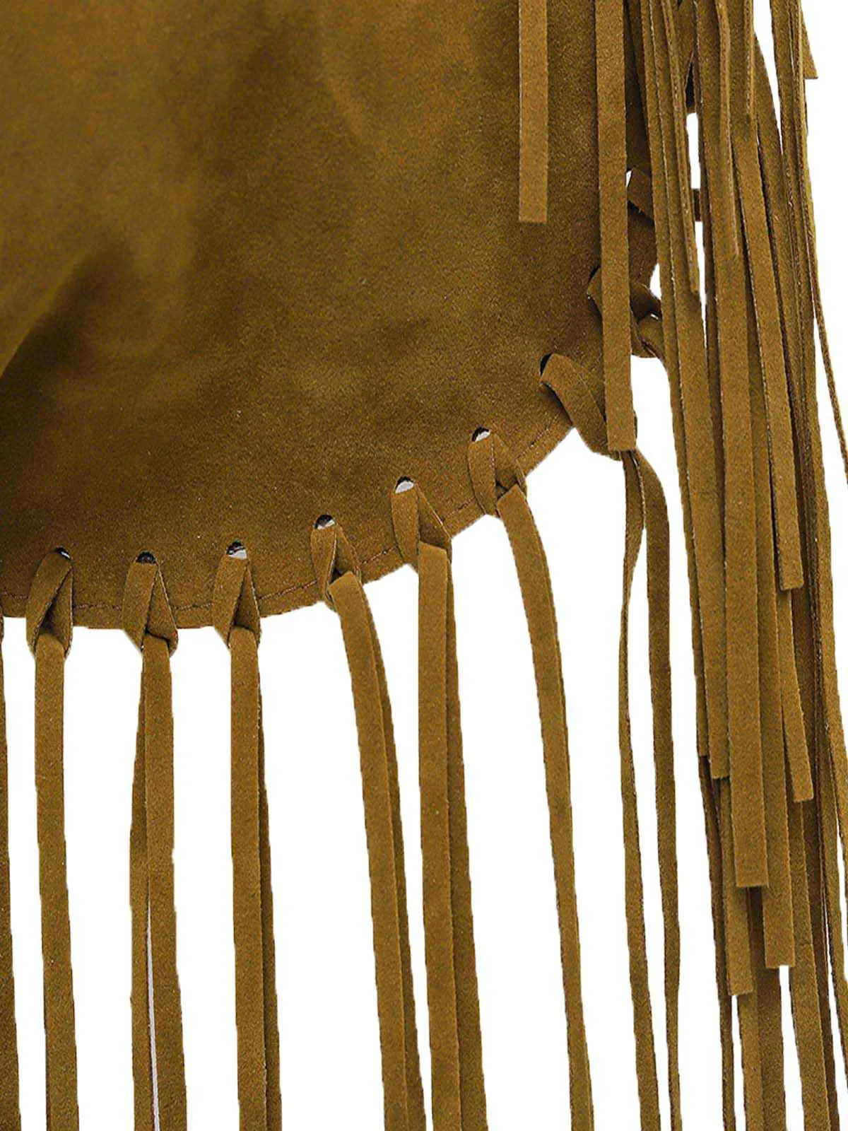 Boho Fringe Suede Hobo Shoulder Bag sold by Retro Stage product image thumbnail 5