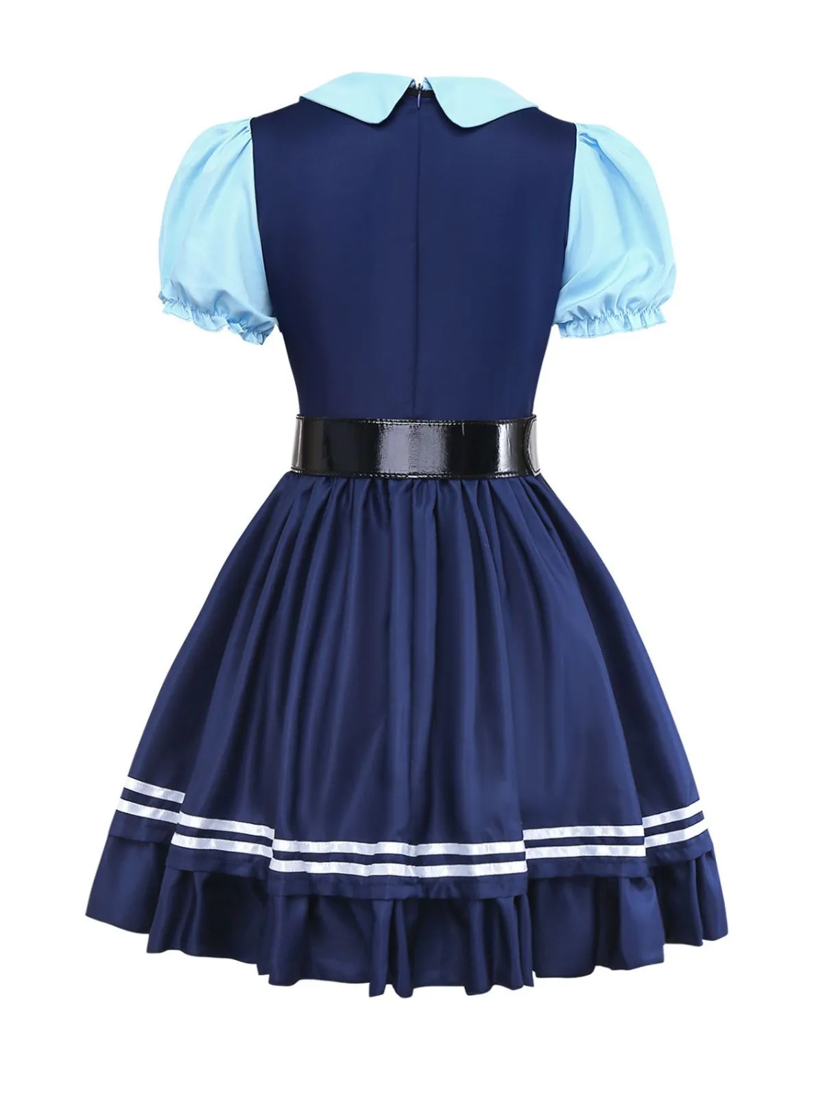 1960s Bunny Officer Mock Two-Piece Shirt Dress Set sold by Retro Stage product image thumbnail 2