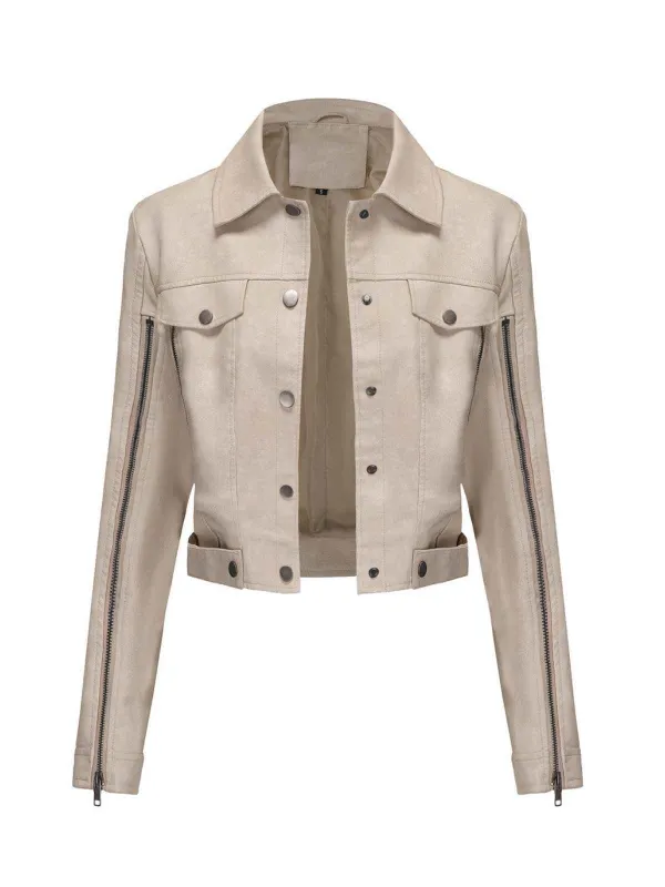 1960s Leather Multi-Zip Moto Jacket sold by Retro Stage