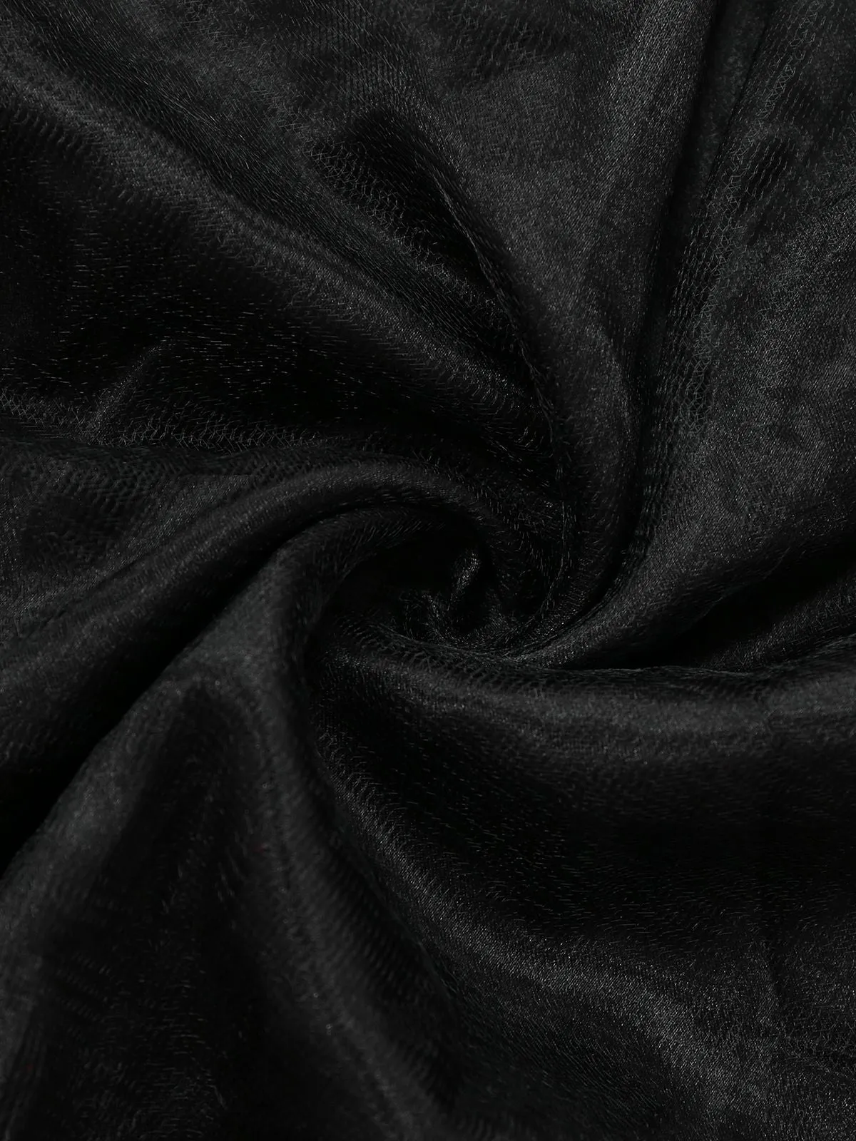 Black 1950s Solid Gothic Lace-Up Dress sold by Retro Stage product image thumbnail 5