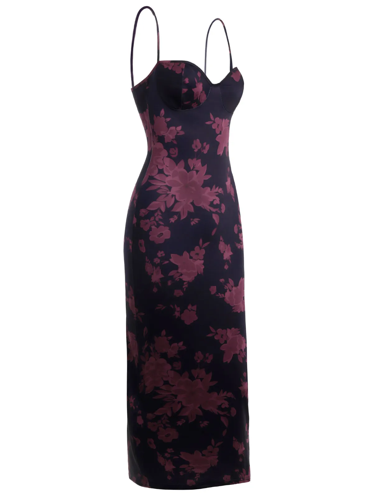 1930s Spaghetti Strap Leopard Floral Dress sold by Retro Stage product image thumbnail 5