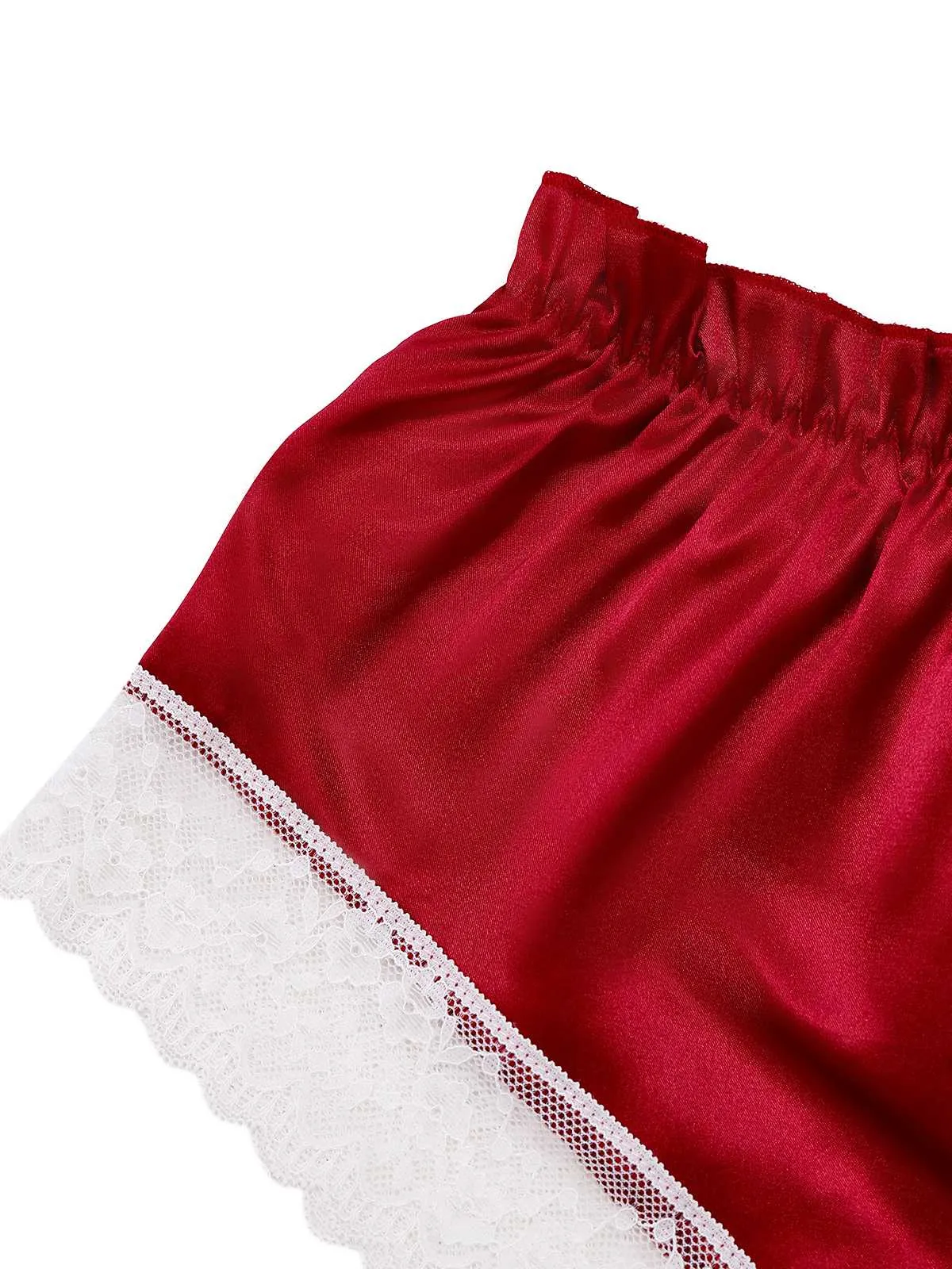 1950s Halter Lace Satin Pajama Set sold by Retro Stage product image thumbnail 5