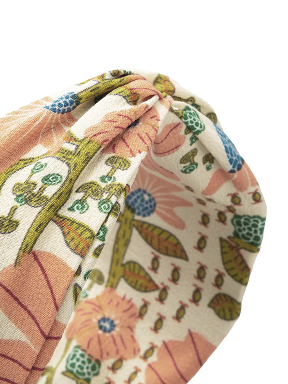 Bohemian Floral Patterned Fabric Headband sold by Retro Stage product image thumbnail 2