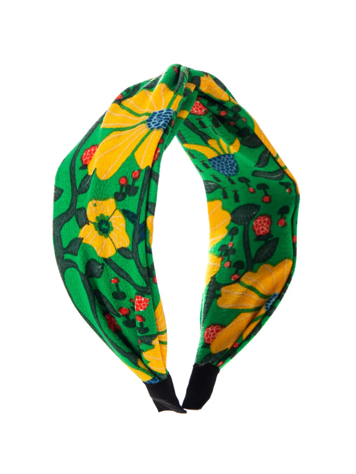 Bohemian Floral Patterned Fabric Headband sold by Retro Stage product image thumbnail 4