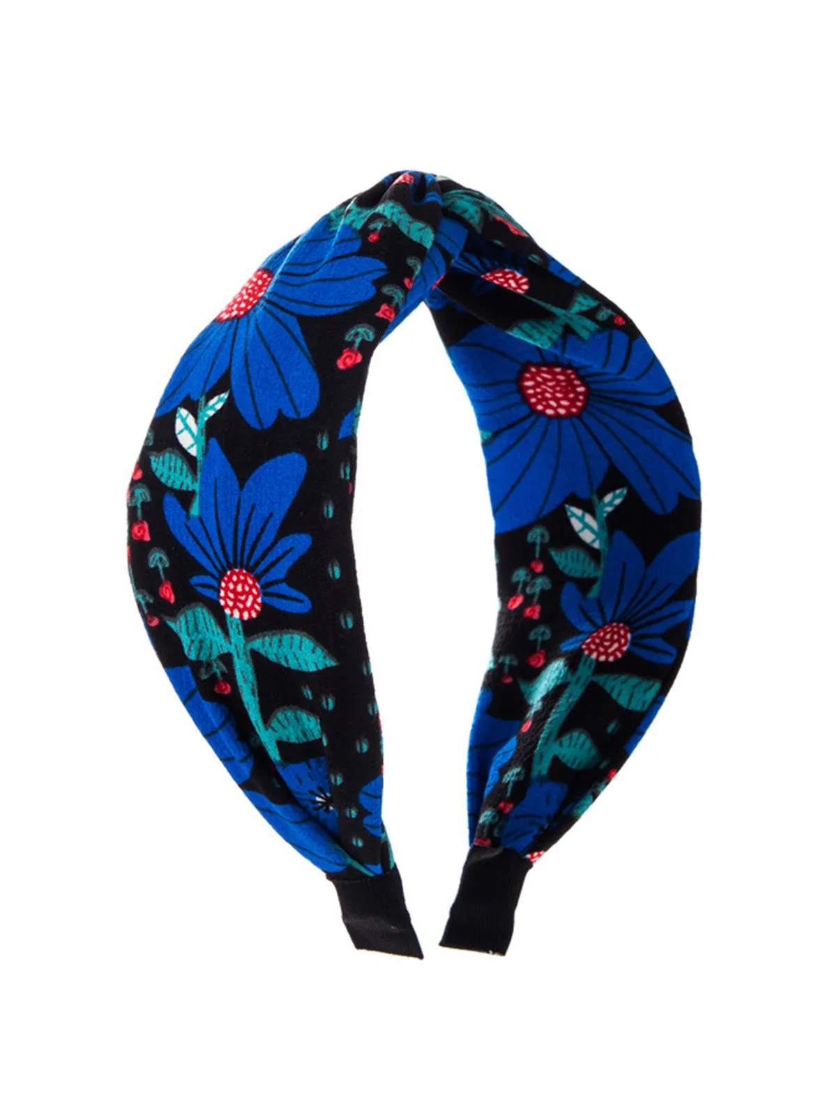 Bohemian Floral Patterned Fabric Headband sold by Retro Stage product image thumbnail 3