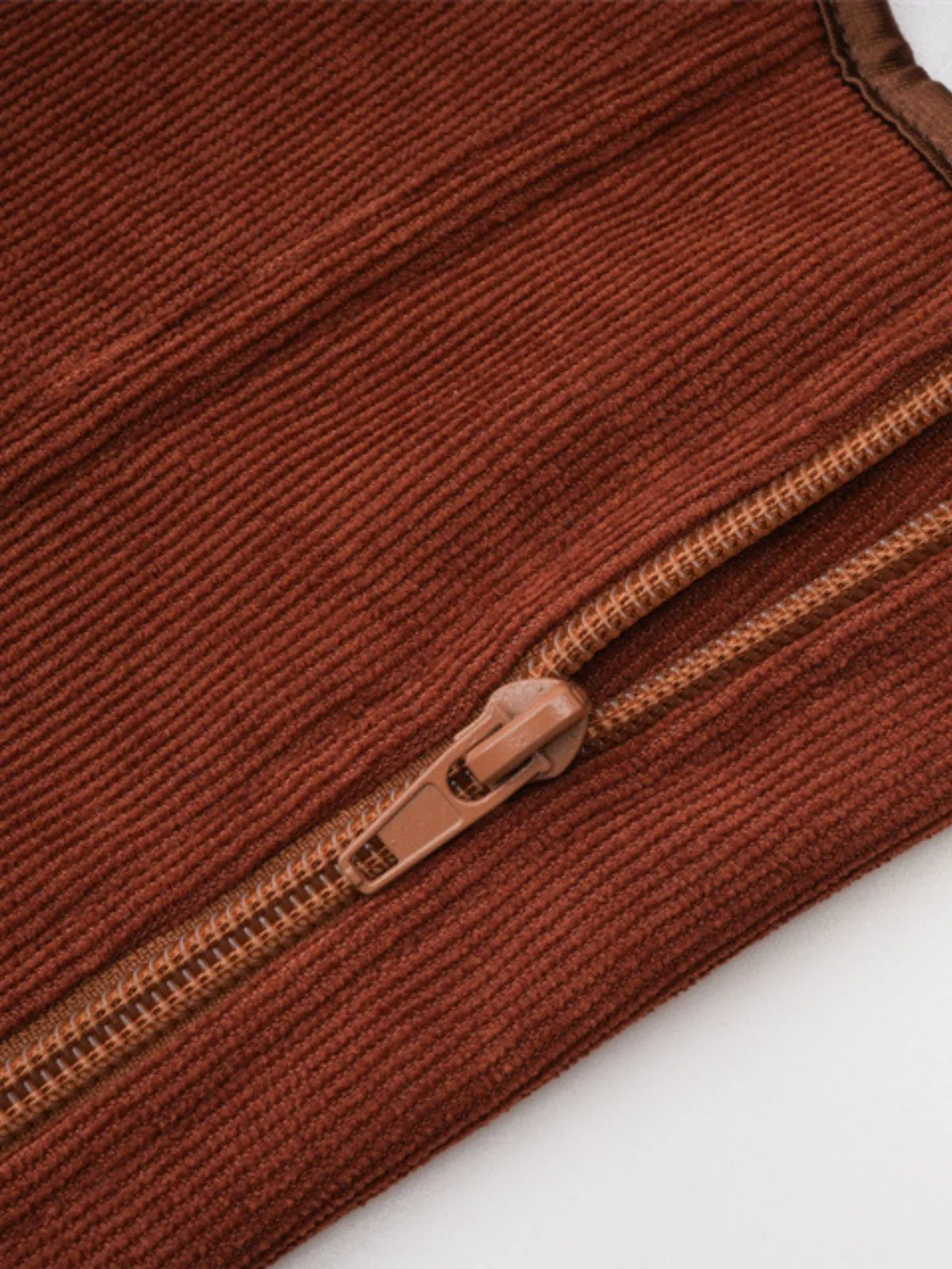 1980s Suede Bow Lace-Up Corset sold by Retro Stage product image thumbnail 4