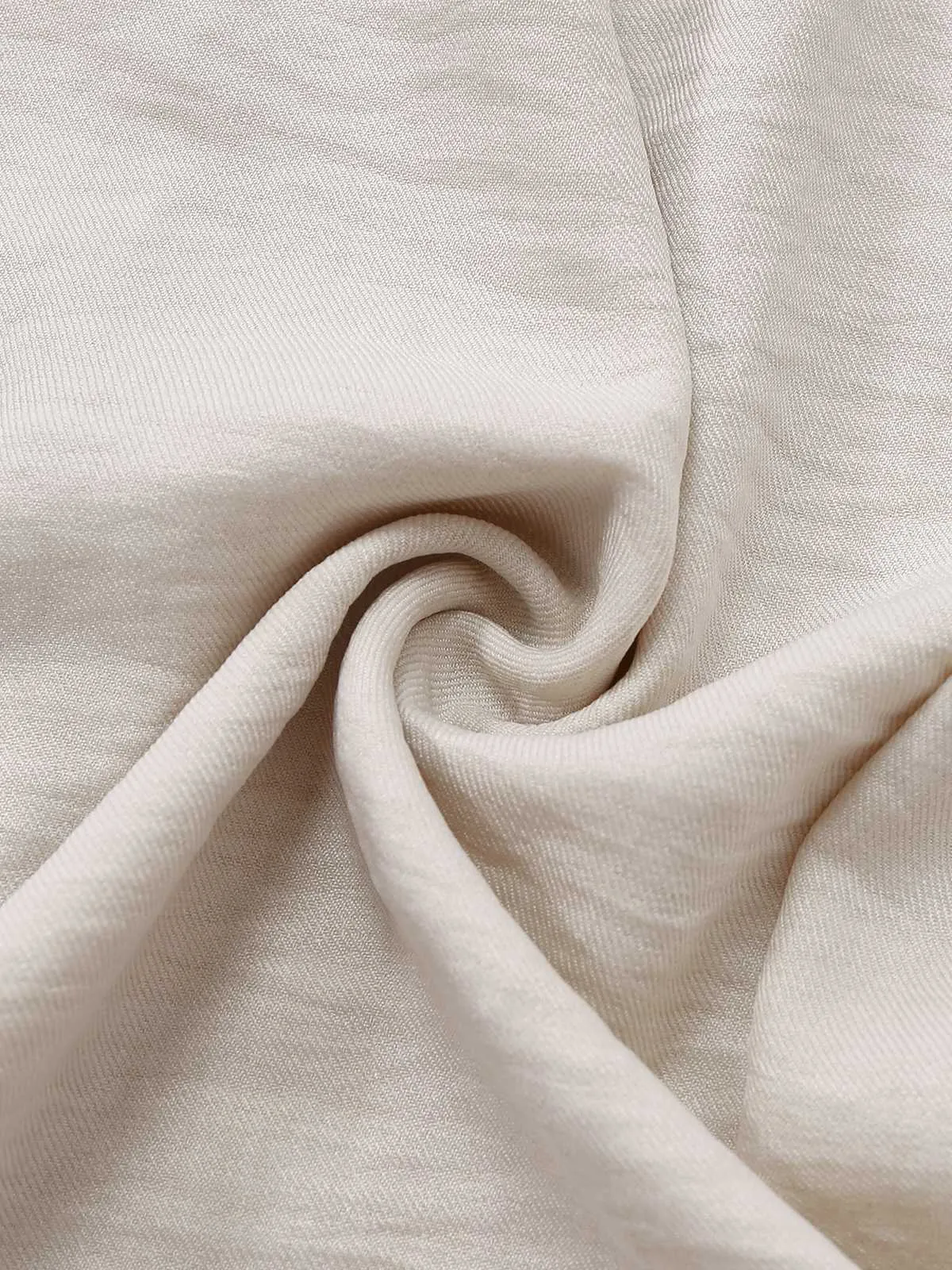 White 1970s One-Shoulder Ruffled Belted Jumpsuit sold by Retro Stage product image thumbnail 4