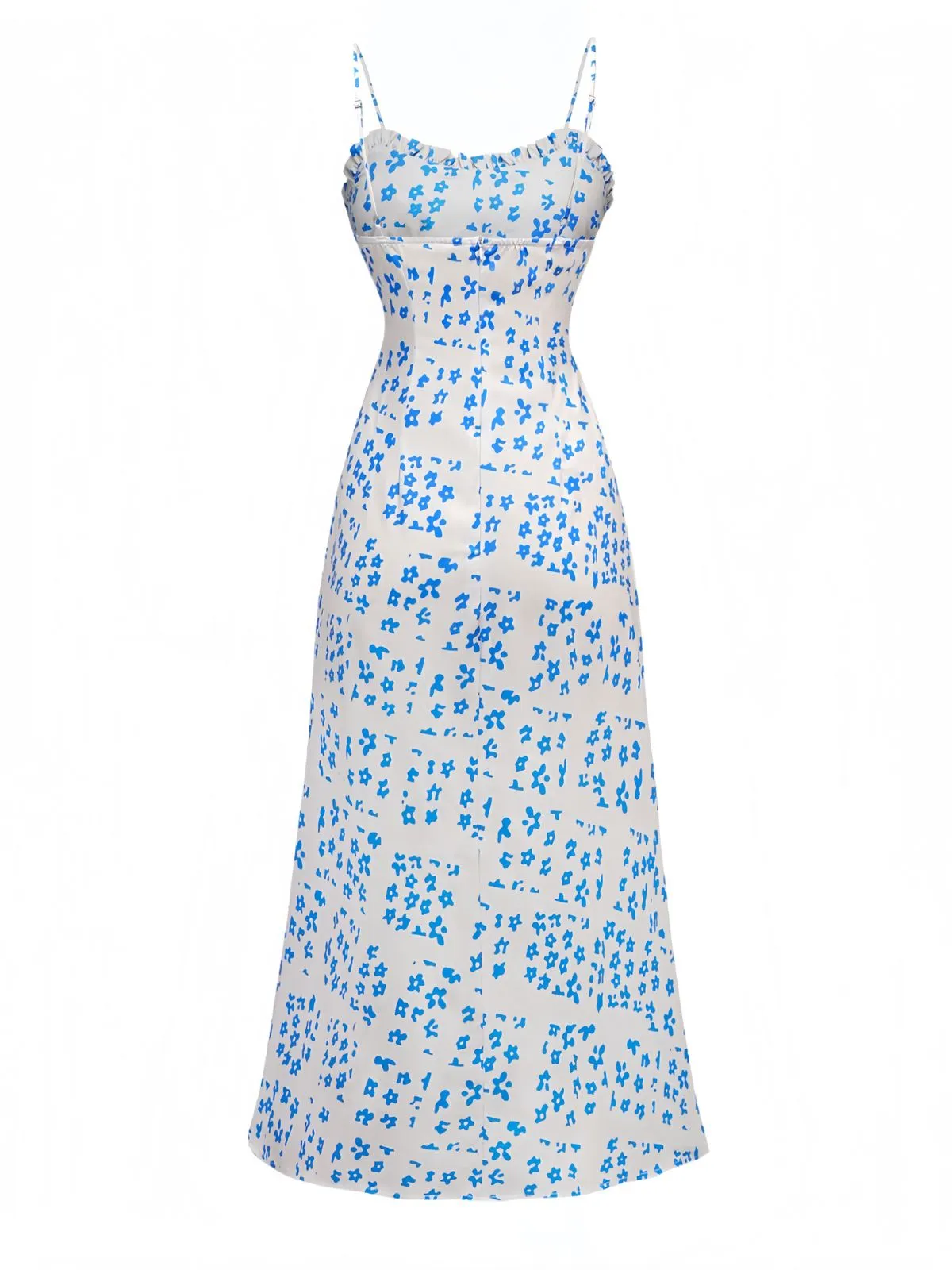 Blue 1930s Spaghetti Strap Daisy Dress sold by Retro Stage product image thumbnail 2
