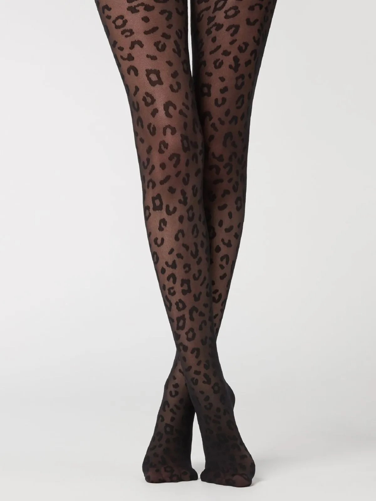 Leopard All-over Print Pantyhose sold by Retro Stage